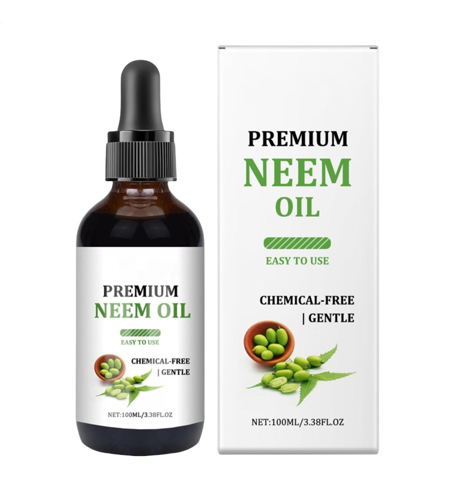 Neem Oil Skin Care Neem Oil for the Face | 100ml Cosmetic Neem Oil | Nourishing Oil for Hair Growth Natural Oil for Hair Repair - Buy Online on GoSupps.com