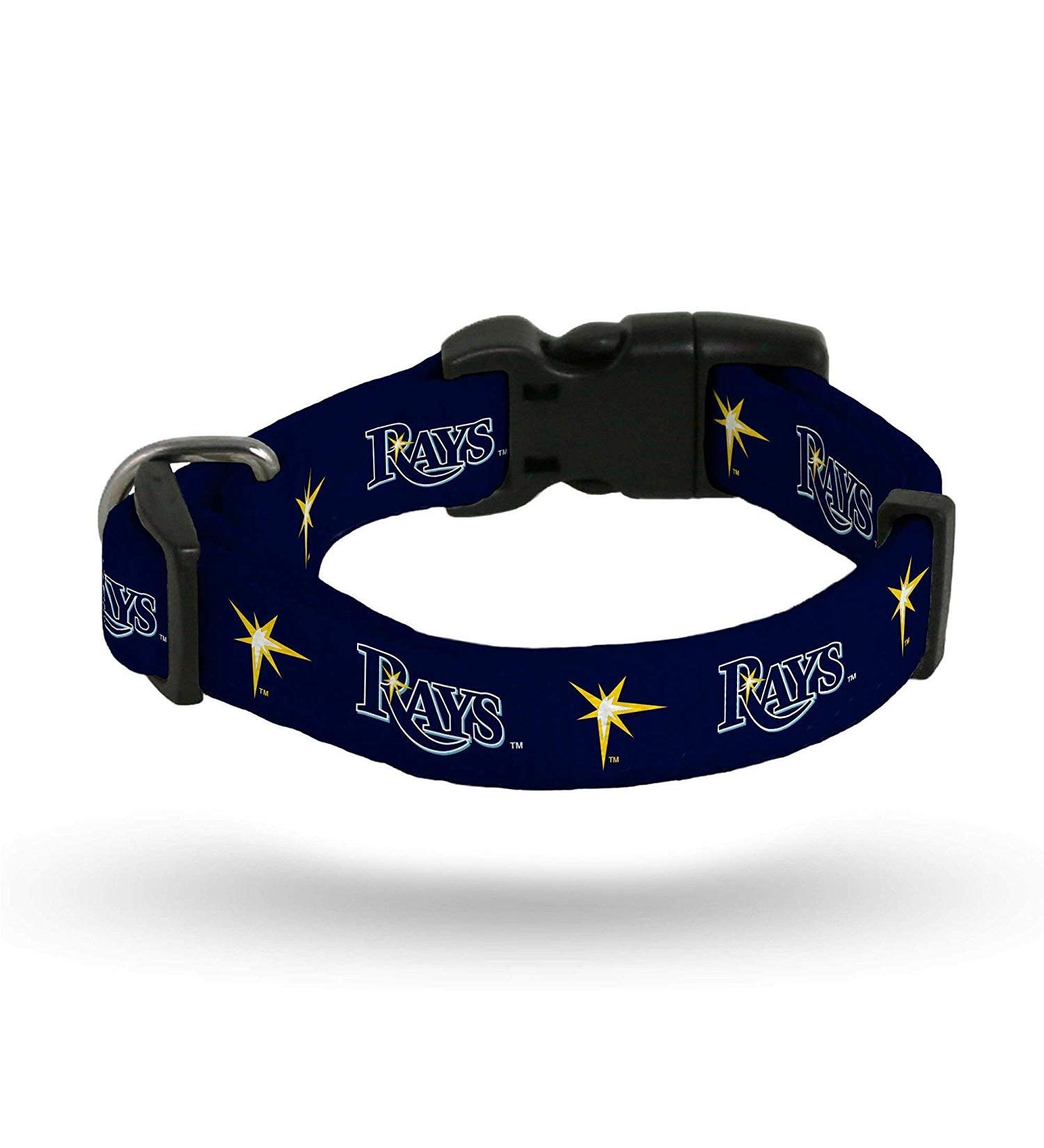 Rico Industries MLB Tampa Bay Rays Pet CollarPet Collar Medium, Team Colors, Medium
