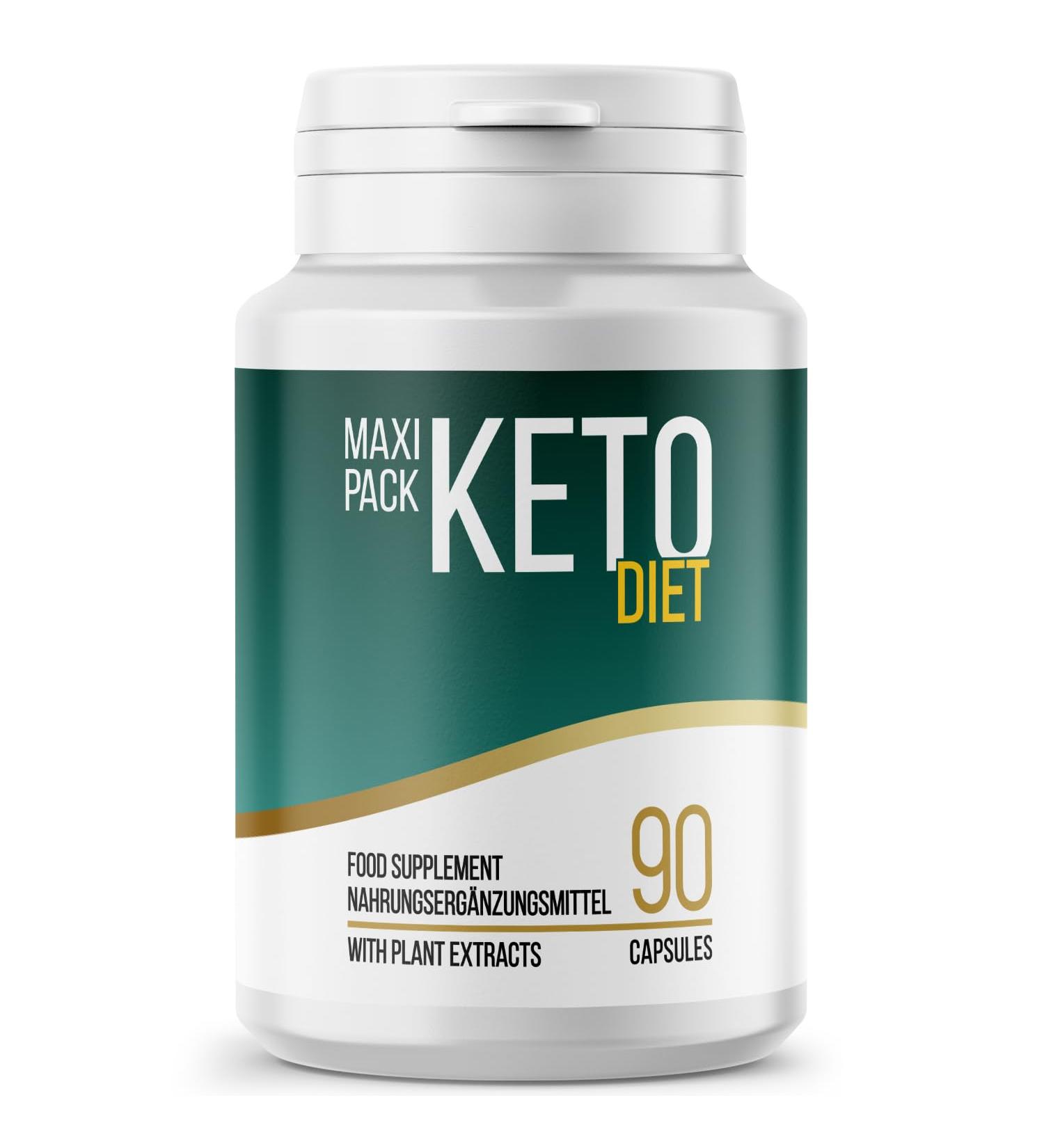 Keto Diet Capsules for Men & Women | High-Quality Ingredients | 90 Capsules per Can - Boost Your Weight Loss - Buy Online on GoSupps.com