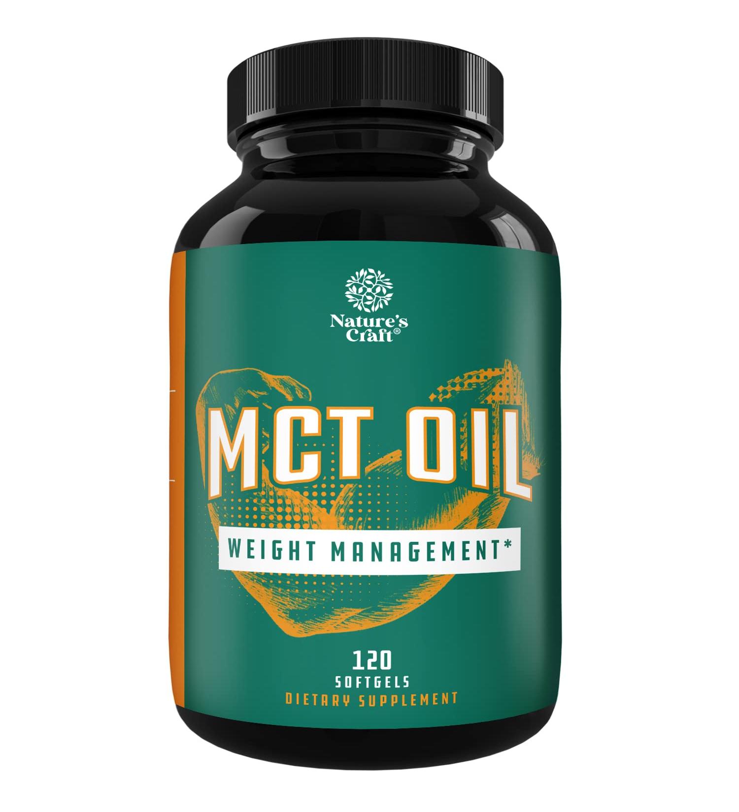 C8 MCT Coconut Oil Softgels - Body Sculpting & Brain Health Support - Non GMO Gluten Free Keto Pills - Buy Online on GoSupps.com
