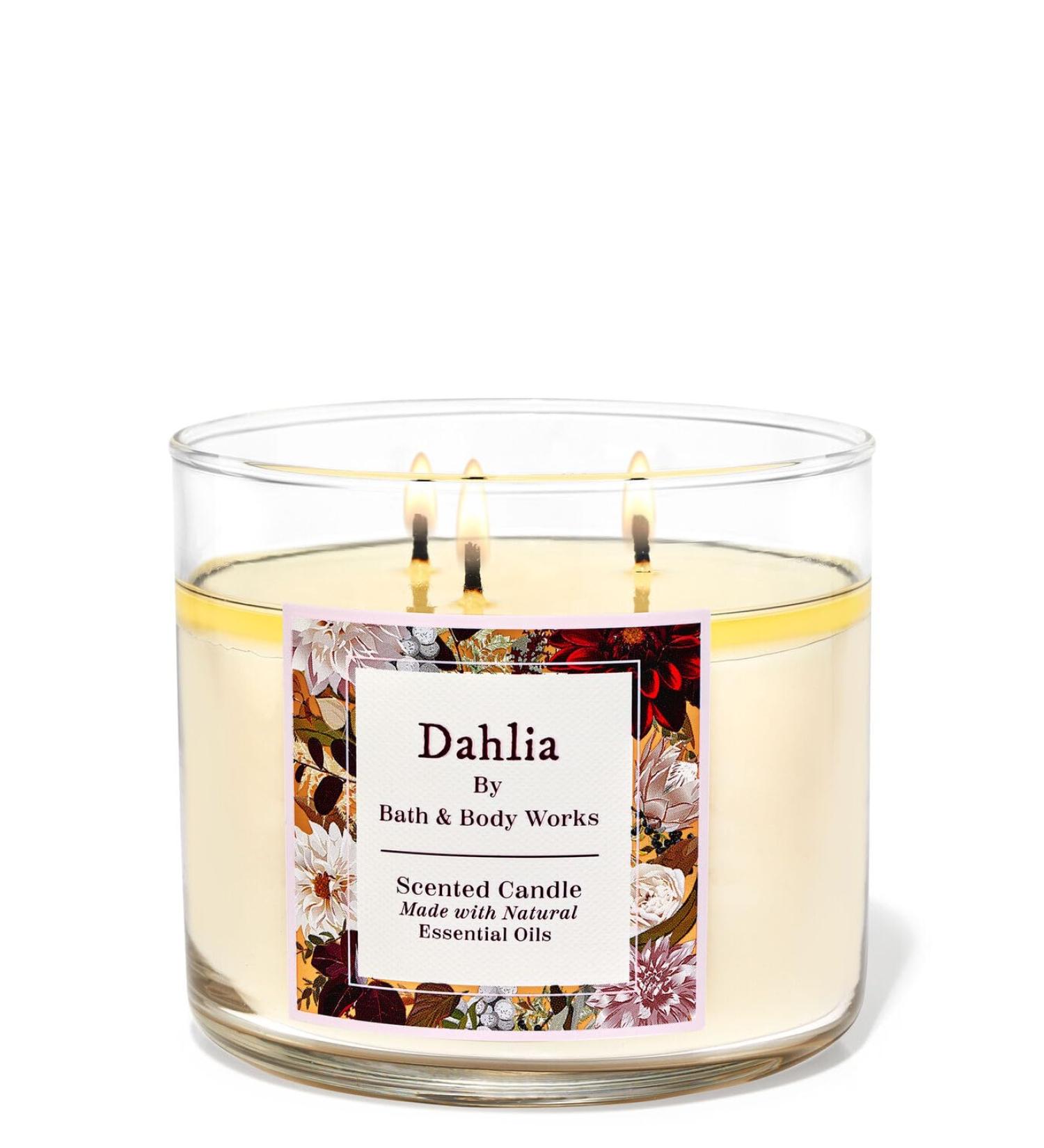White Barn Dahlia 3-Wick Candle 14.5 Ounce