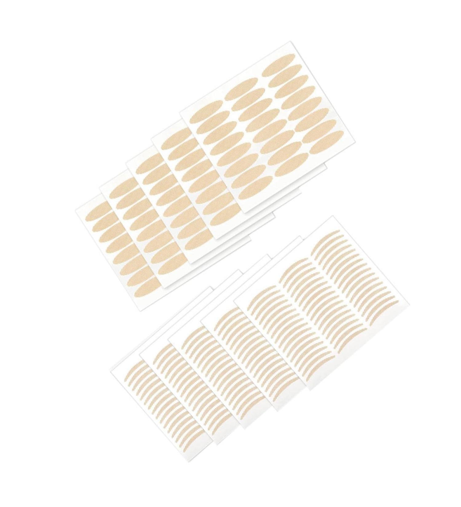 FOMIYES 40 Sheets Lace Double Eyelid Sticker Double Side Tape Droopy Eyelid Stickers Makeup Sticker Supplies - Buy Online on GoSupps.com