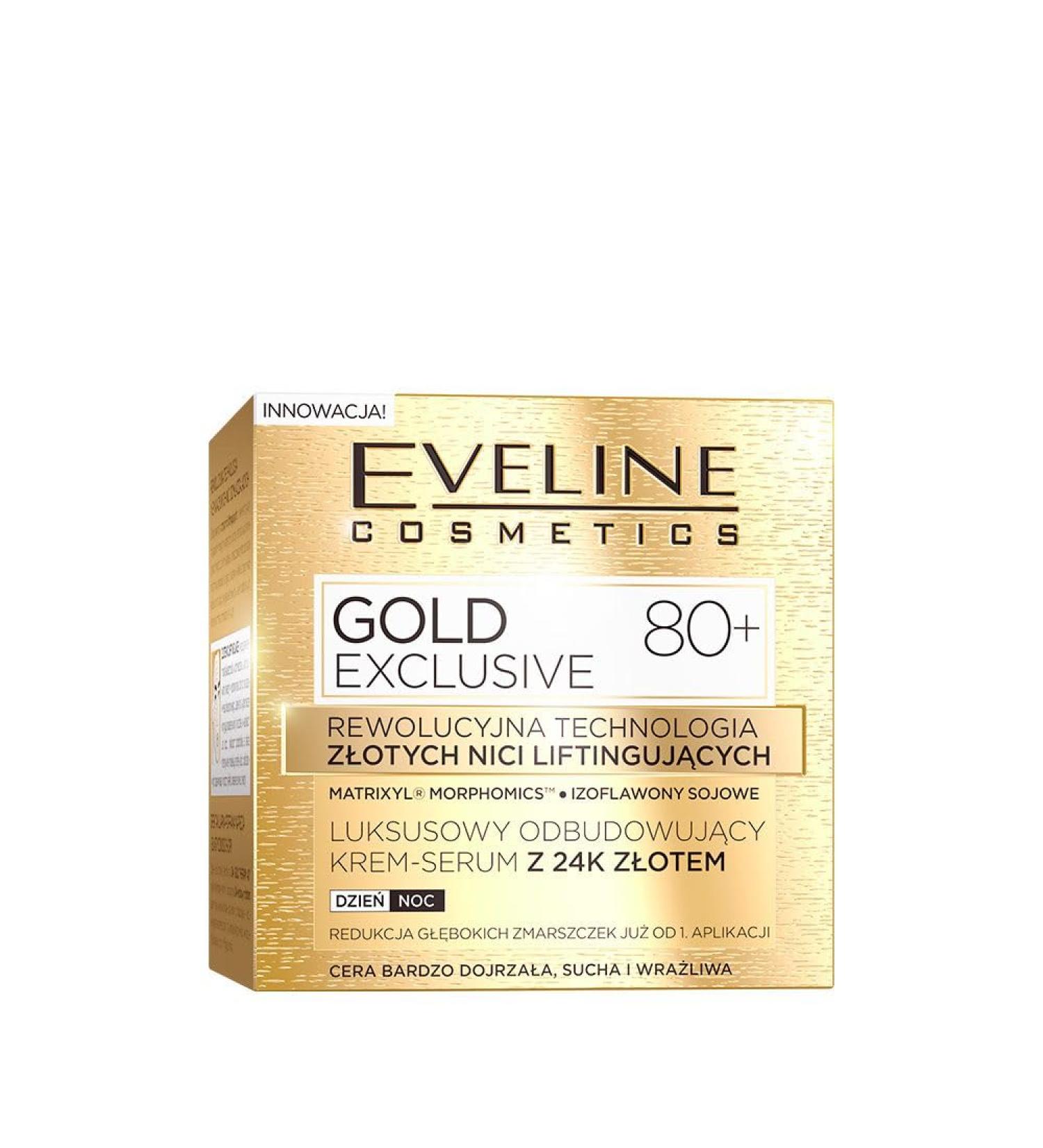 Eveline Cosmetics Luxury Exclusive Day/Night Cream Gold 80+ 50 ml