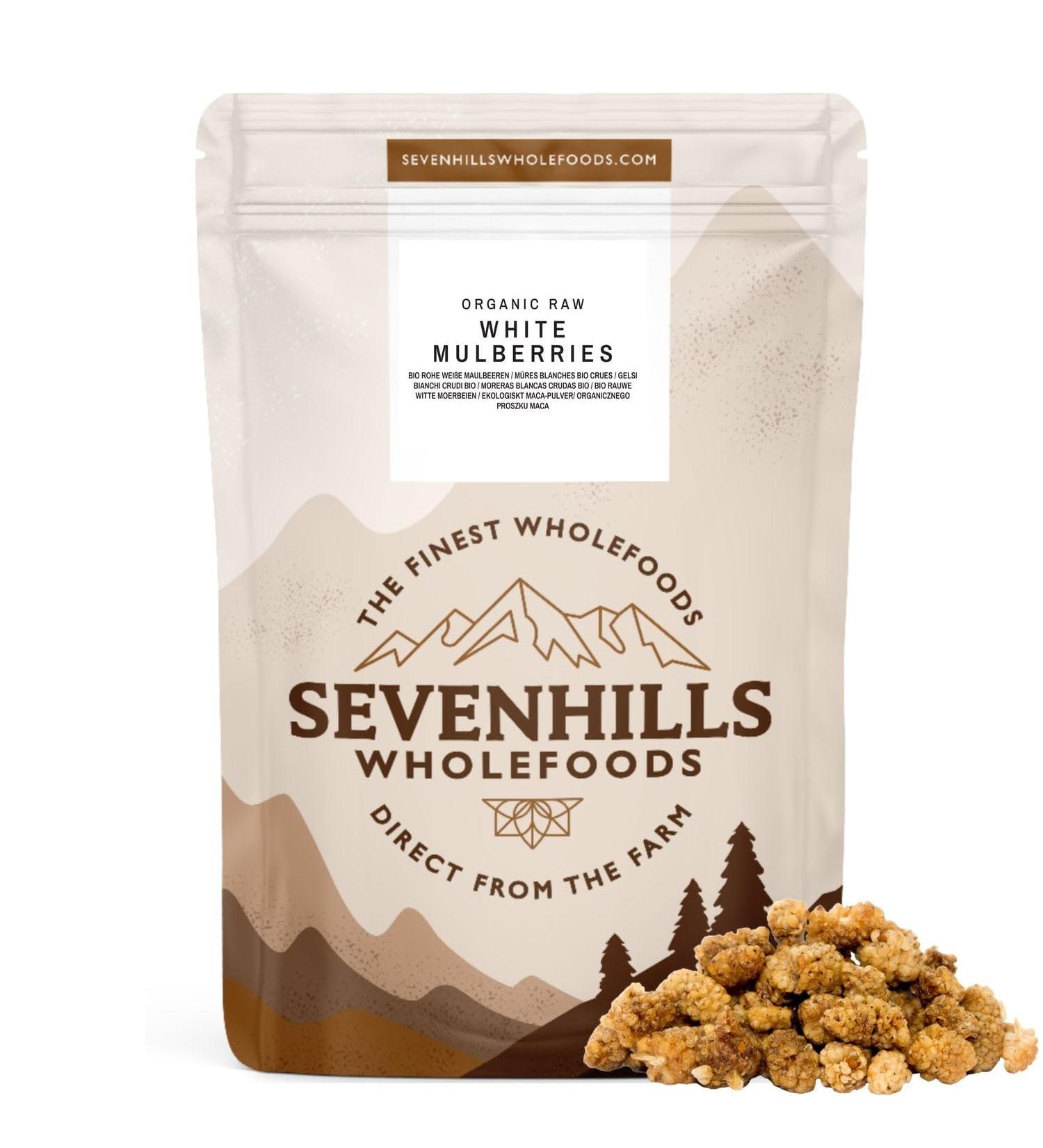 Sevenhills Wholefoods Organic White Mulberries 1kg 1 kg (Pack of 1) - Buy Online on GoSupps.com