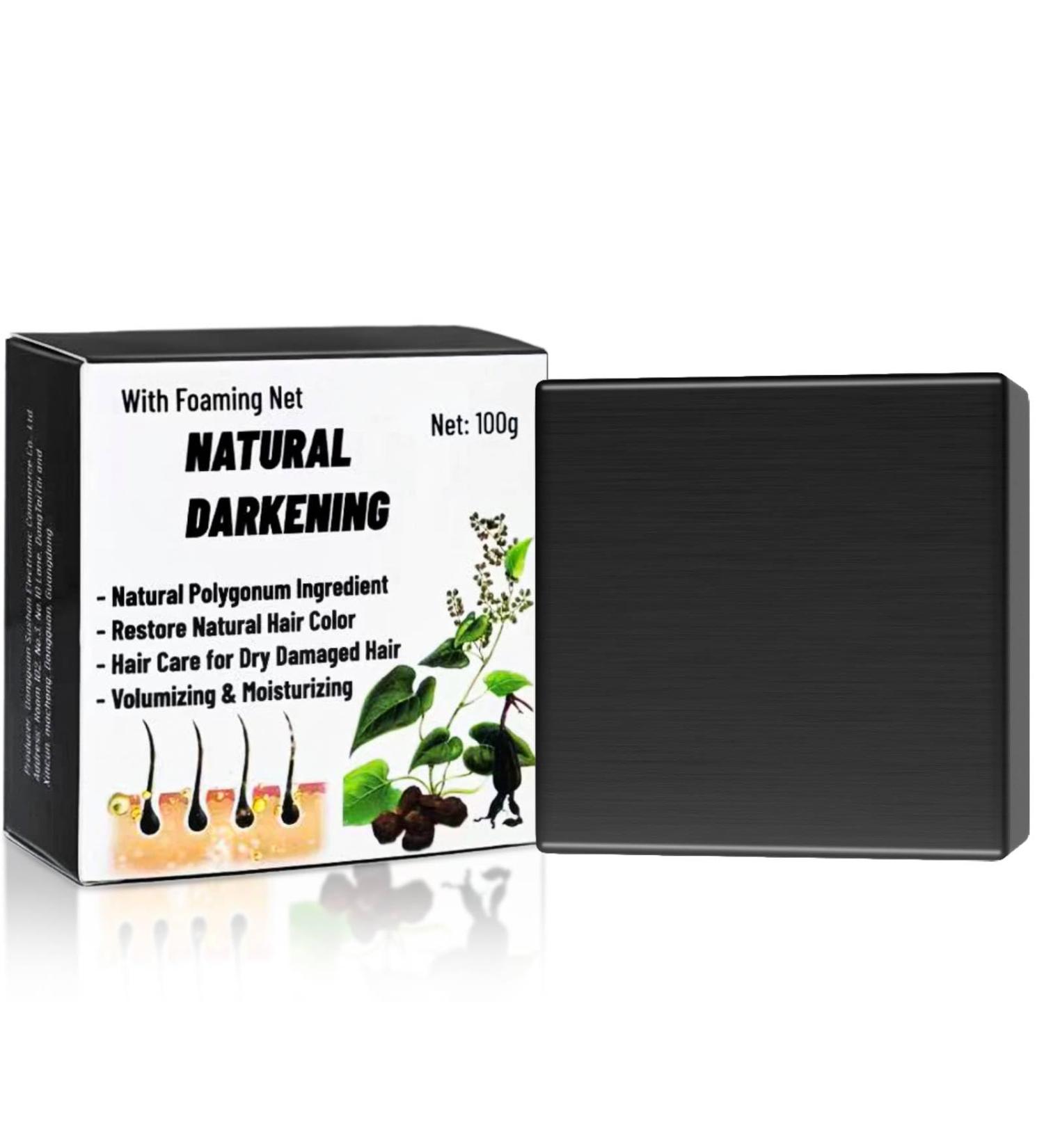 Buy Grey Reducing Shampoo Bar & He Shou Wu Extract Shampoo - Deep Cleansing for Thick Hair | International Shipping Available - Buy Online on GoSupps.com