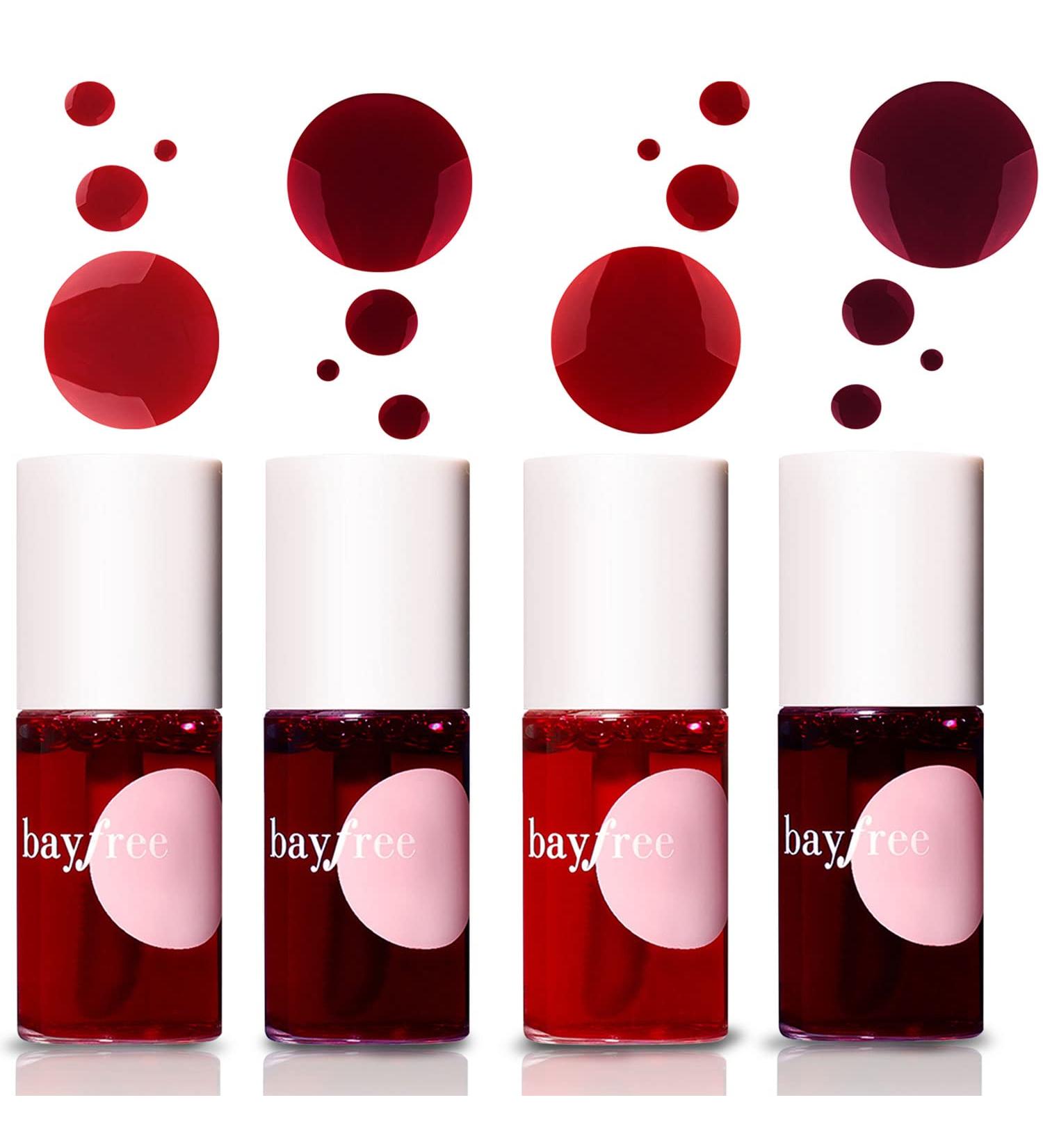 LemonSac 4 Colors Lip Tint Stain Set - Long-lasting Moisturizing Korean Matte Lip Tint - Waterproof Mini Liquid Lipstick Plump Gloss - Non-Sticky Tinta De Labios (4PCS) - Buy Online on GoSupps.com