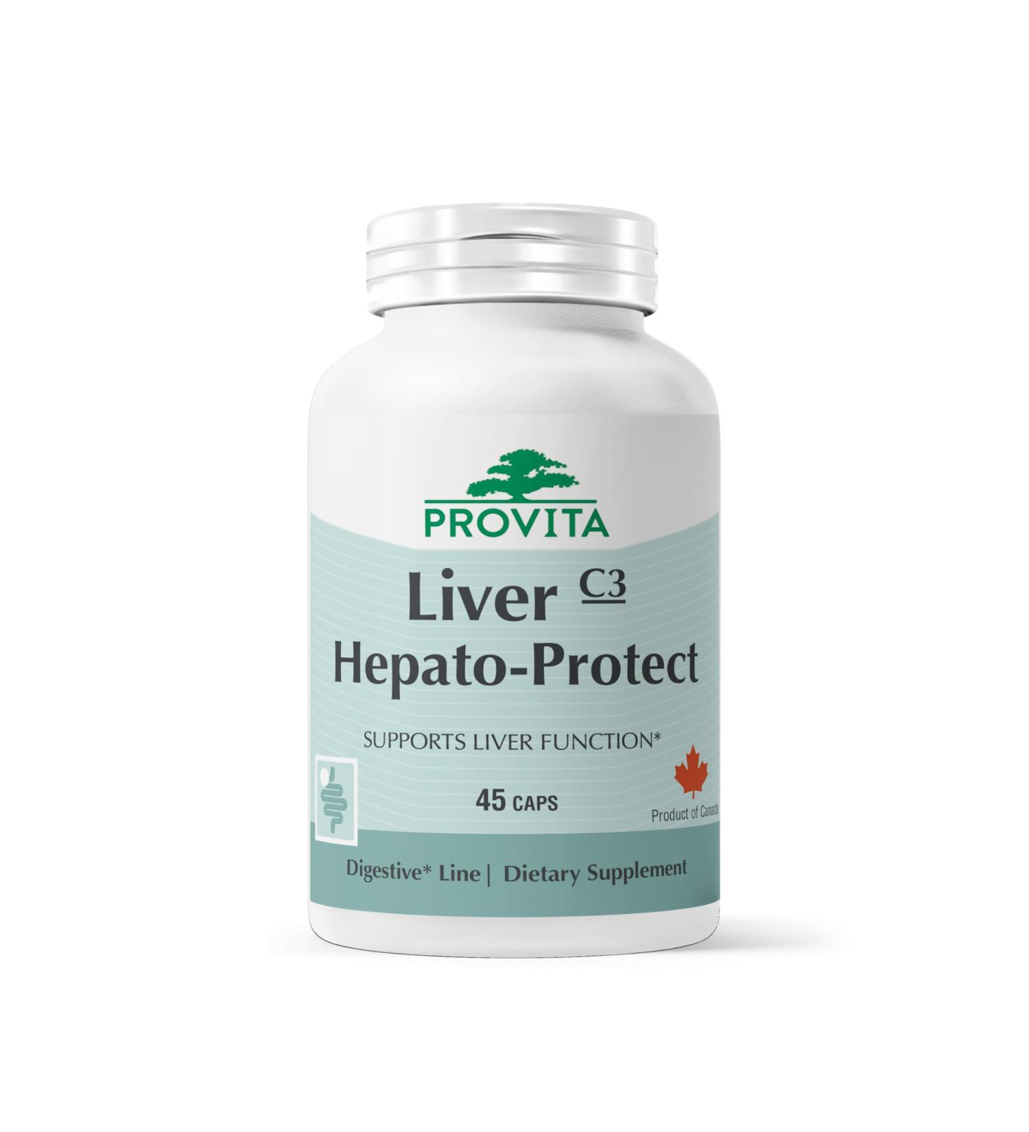 Provita Liver Hepato-Protect | Liver Cleanse Detox & Repair Supplement | Milk Thistle Liver Detox with Dandelion Artichoke & Glutathione | Natural Liver Support Supplement for Liver Health & Function - Buy Online on GoSupps.com