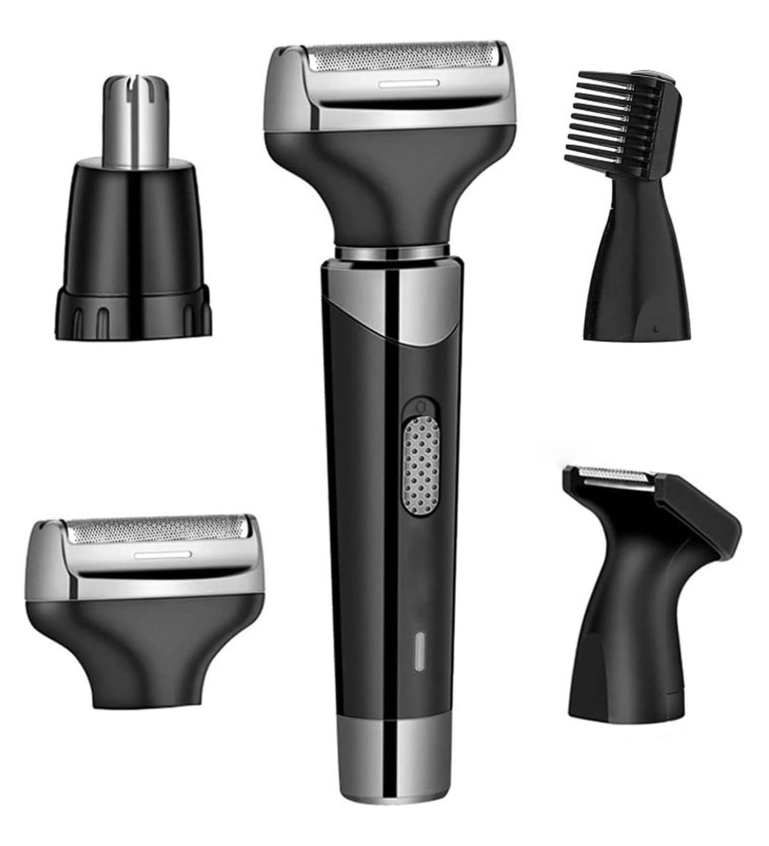 Ear and Nose Nasal Hair Trimmers for Men 4 in 1 Mens Beard Trimmer Face Shaver Electric Razors for Facial Grooming Eyebrow Nasal Ear Hair Public Hair Trimmer Set 4in1 - Buy Online on GoSupps.com