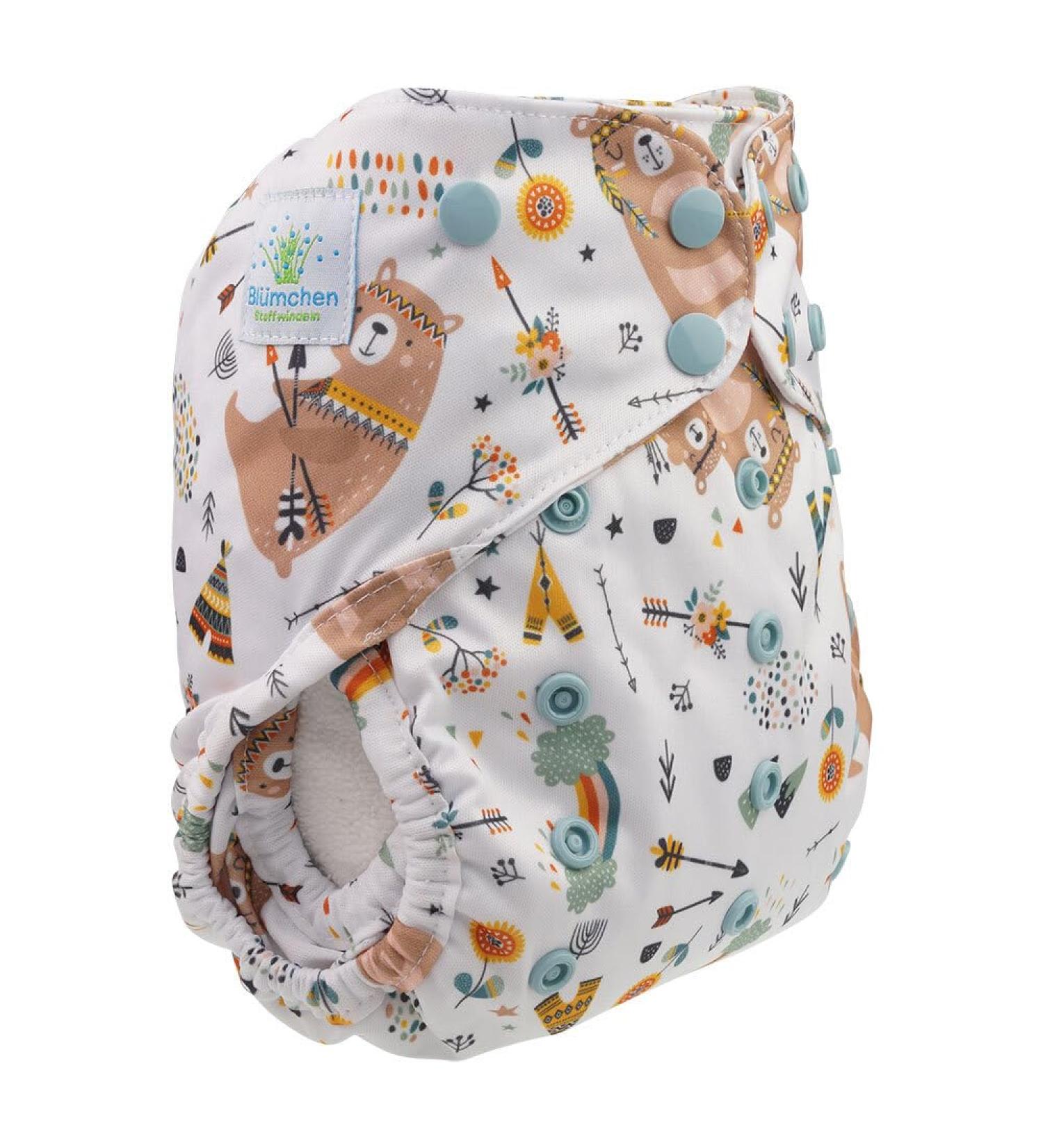 Bl mchen One Size Overpants Print - 3-16kg Mama Bear