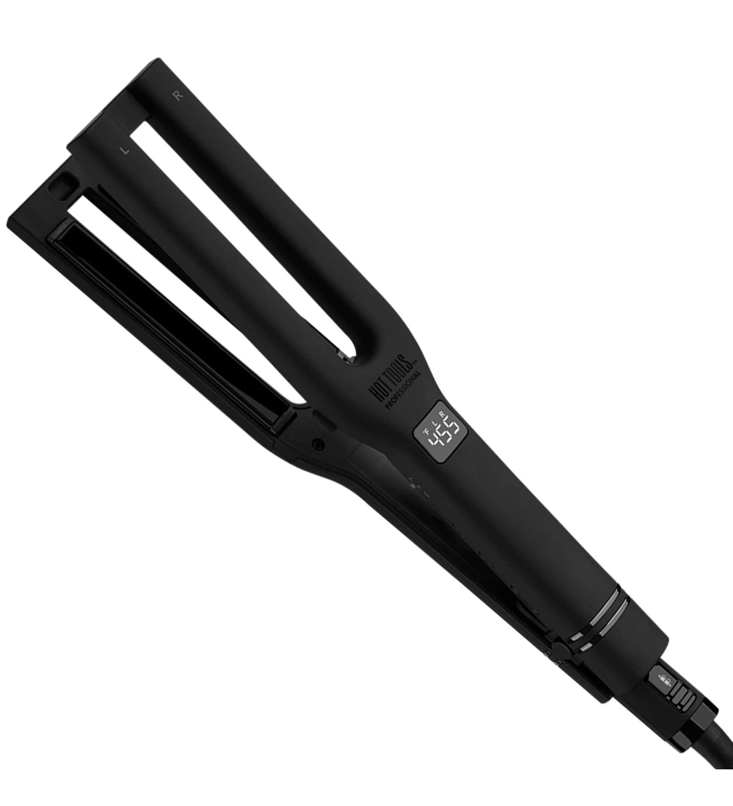 Hot Tools Pro Artist Black Gold Dual Plate Hair Straightener | Faster Styling Reduced Damage | International Shipping Available - Buy Online on GoSupps.com