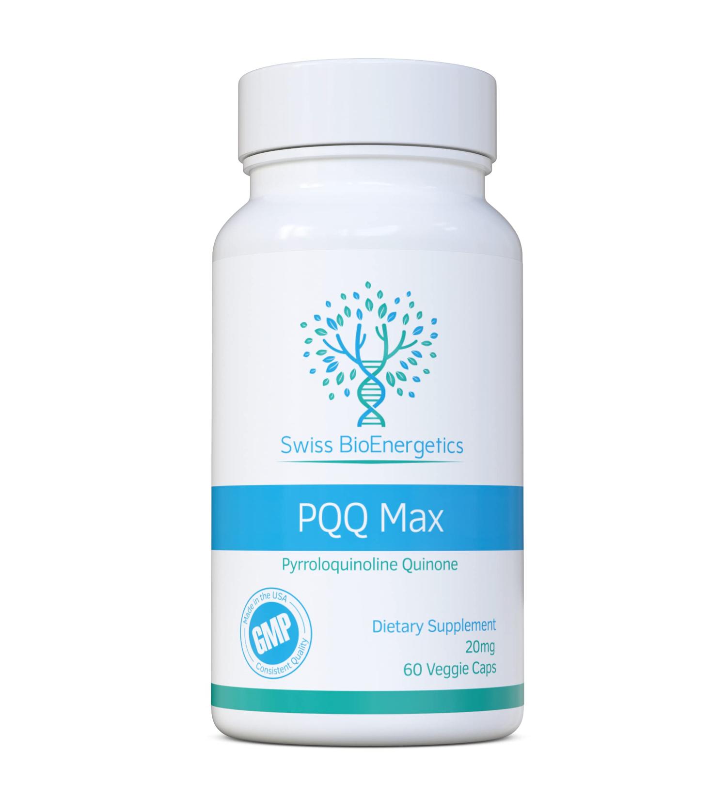 Buy PQQ Max 20mg - Powerful Antioxidant for Mitochondrial Health Memory & Heart - 60 Capsules - Buy Online on GoSupps.com