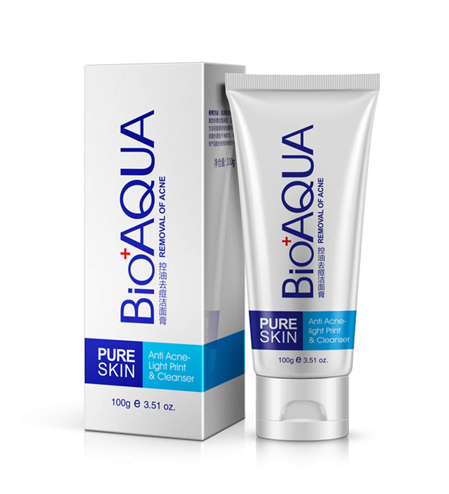BIOAQUA Skin Care Acne Face Treatment Removal Cleanser Cream Spots Scar Blemish Mark 100g - Buy Online on GoSupps.com