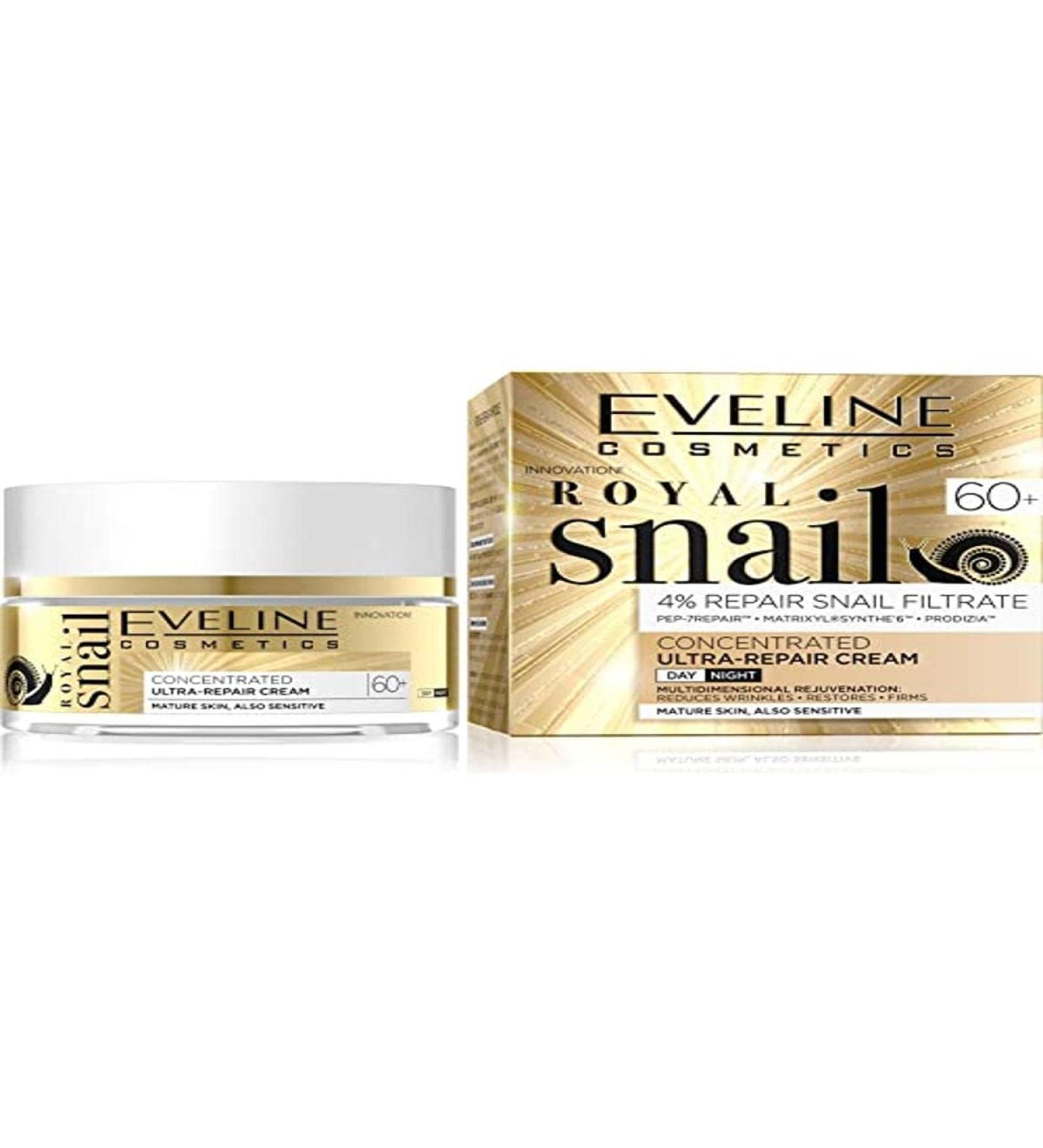 Eveline Cosmetics Royal Snail UltraRepair Cream Day Night 60+ 50 ml