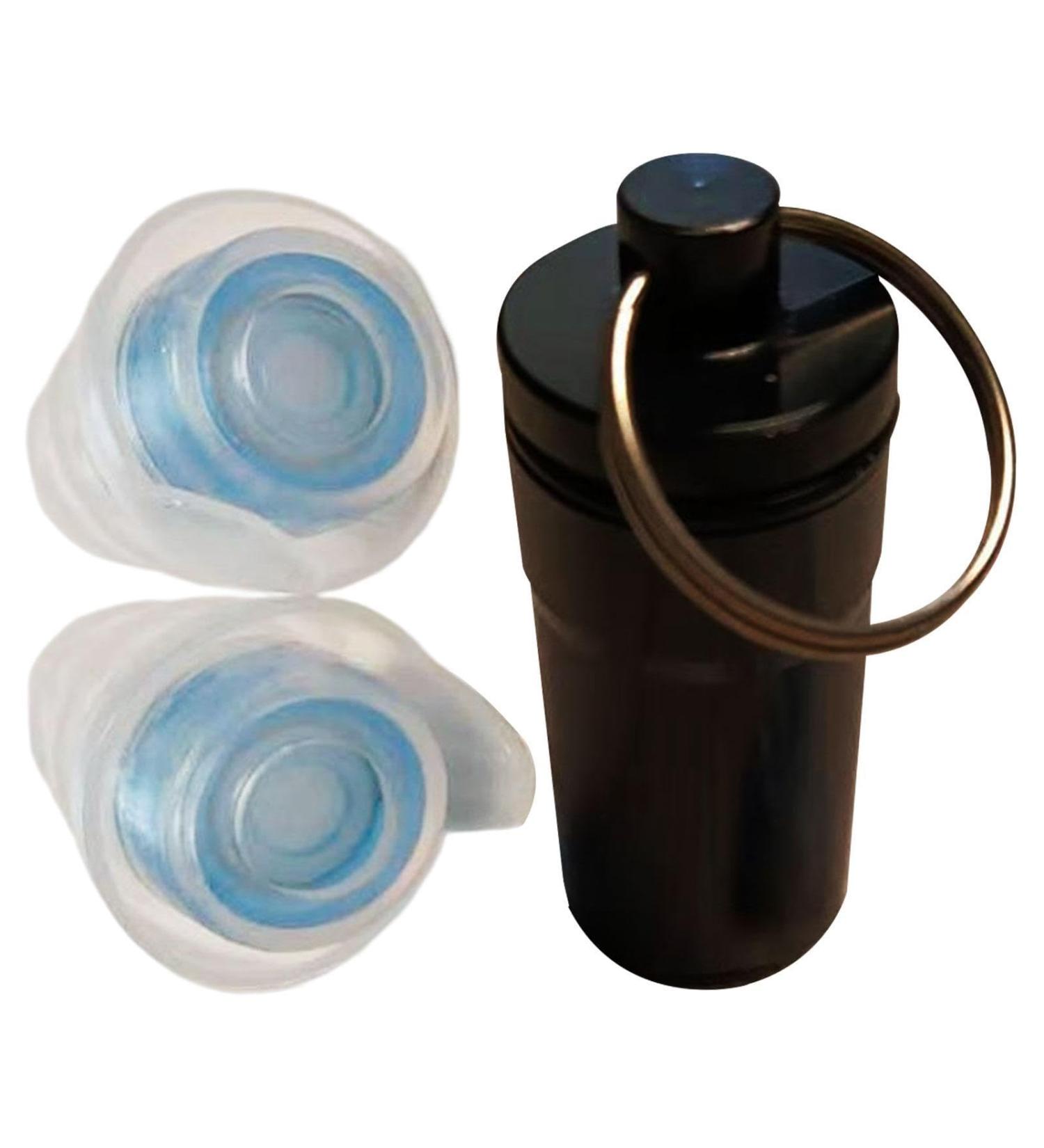 Reusable High Fidelity Ear Plugs - 23dB Noise Reduction & Music Filter Earplugs for Concerts | High-Quality Hearing Protection (Blue - Buy Online on GoSupps.com