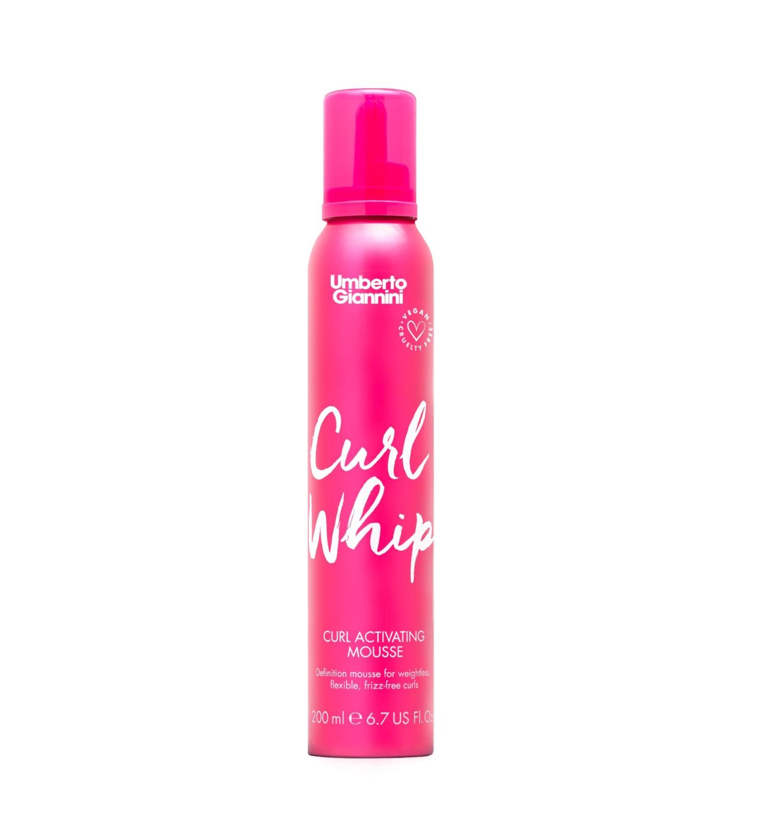 Umberto Giannini Curl Whip Curl Activating Mousse Vegan & Cruelty Free Frizz Solution Mousse for Curly or Wavy Hair 200 ml 200 ml (Pack of 1) - Buy Online on GoSupps.com