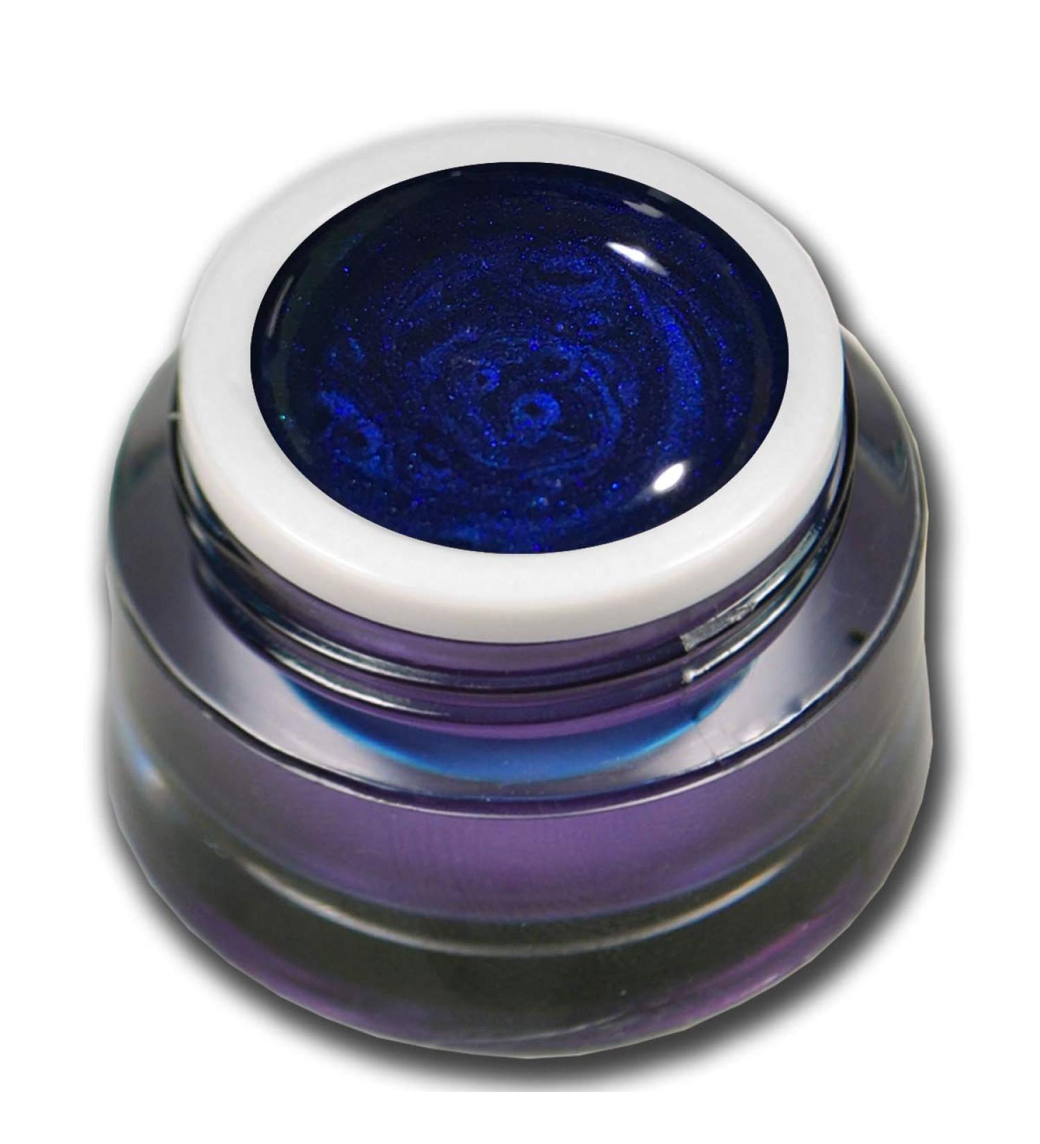 Color gel metallic Blue Opal Blue UV LED nail gel studio quality Color Gel RM Beautynails 1 pack (1x 5ml)
