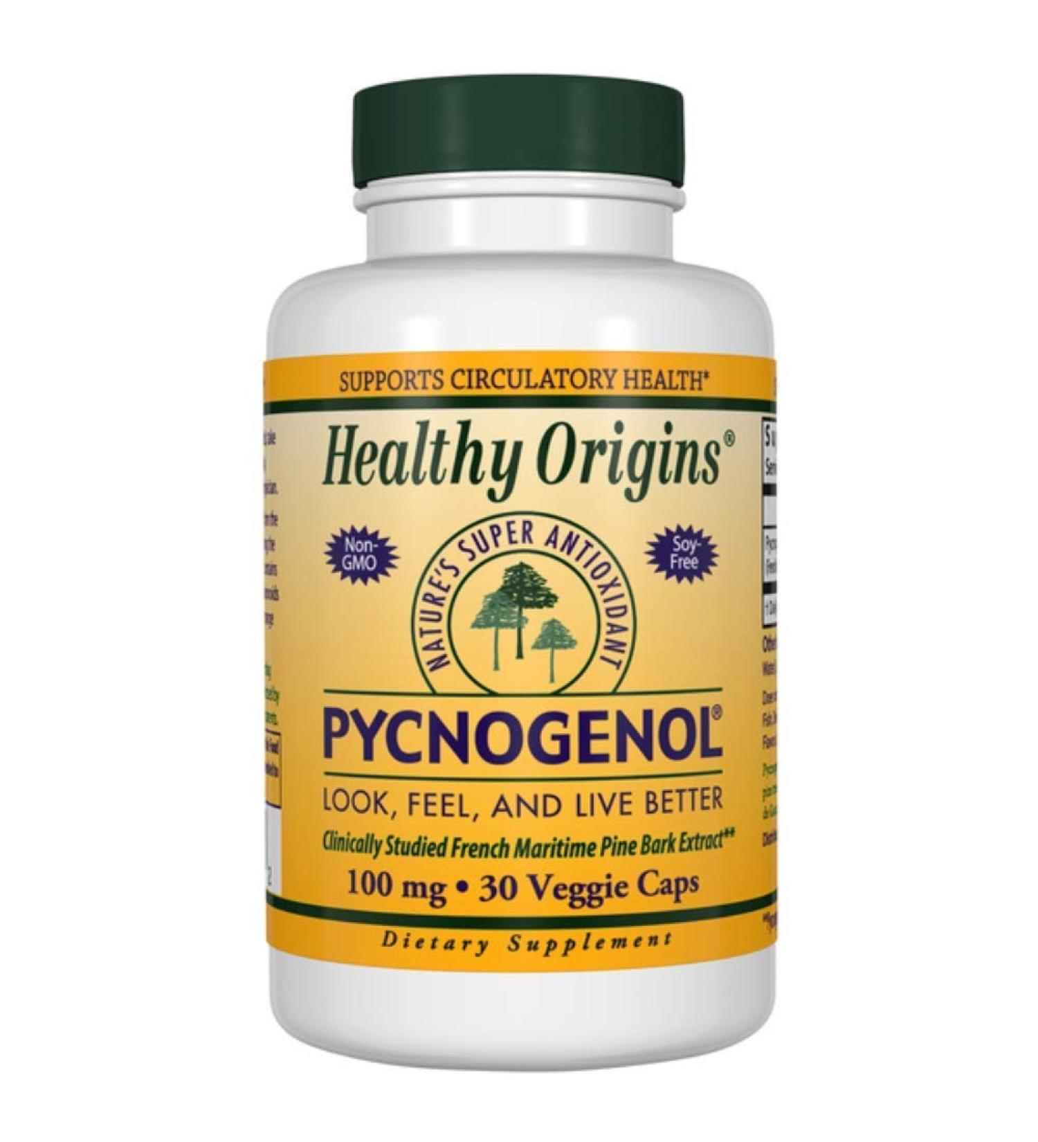 Healthy Origins Pycnogenol 100mg - 30 VCaps - Buy Online on GoSupps.com