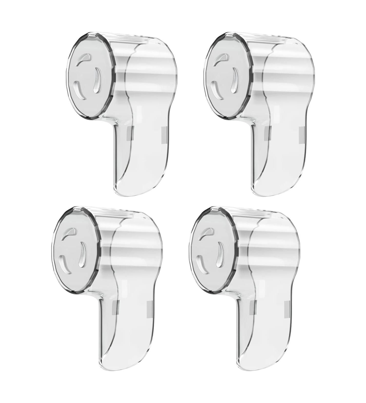 iO Toothbrush Head Covers for Oral B Electric Toothbrush - 4pcs Transparent Protection Covers for Travel & Home - Buy Online on GoSupps.com
