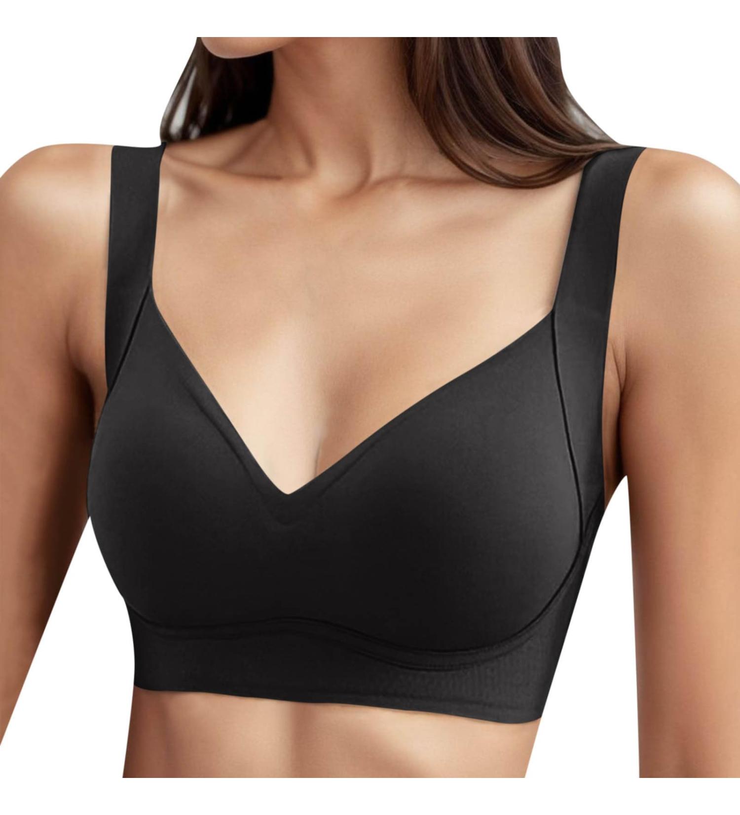 2024 AI Women's Casual Lace Push-Up Vest - Comfortable Soft Support Underwear Top - Black - Buy Online on GoSupps.com