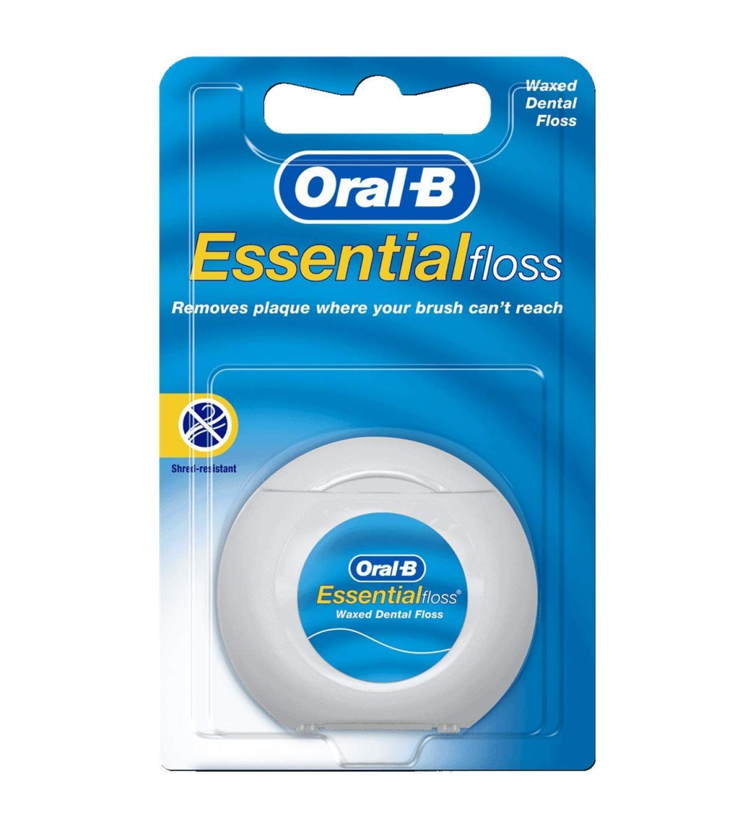 Buy Oral-B Essential Floss 55 Yards Waxed - Pack of 6 | International Shipping Available - Buy Online on GoSupps.com