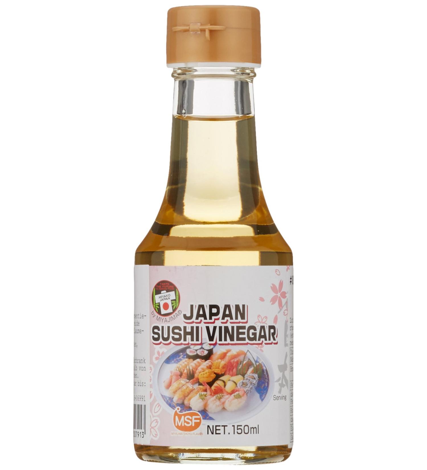 Miyako Rice Vinegar for Sushi | 2.2% Acid Sushi Su | 150 ml (1 Pack) - Perfect for Authentic Sushi Making - Buy Online on GoSupps.com