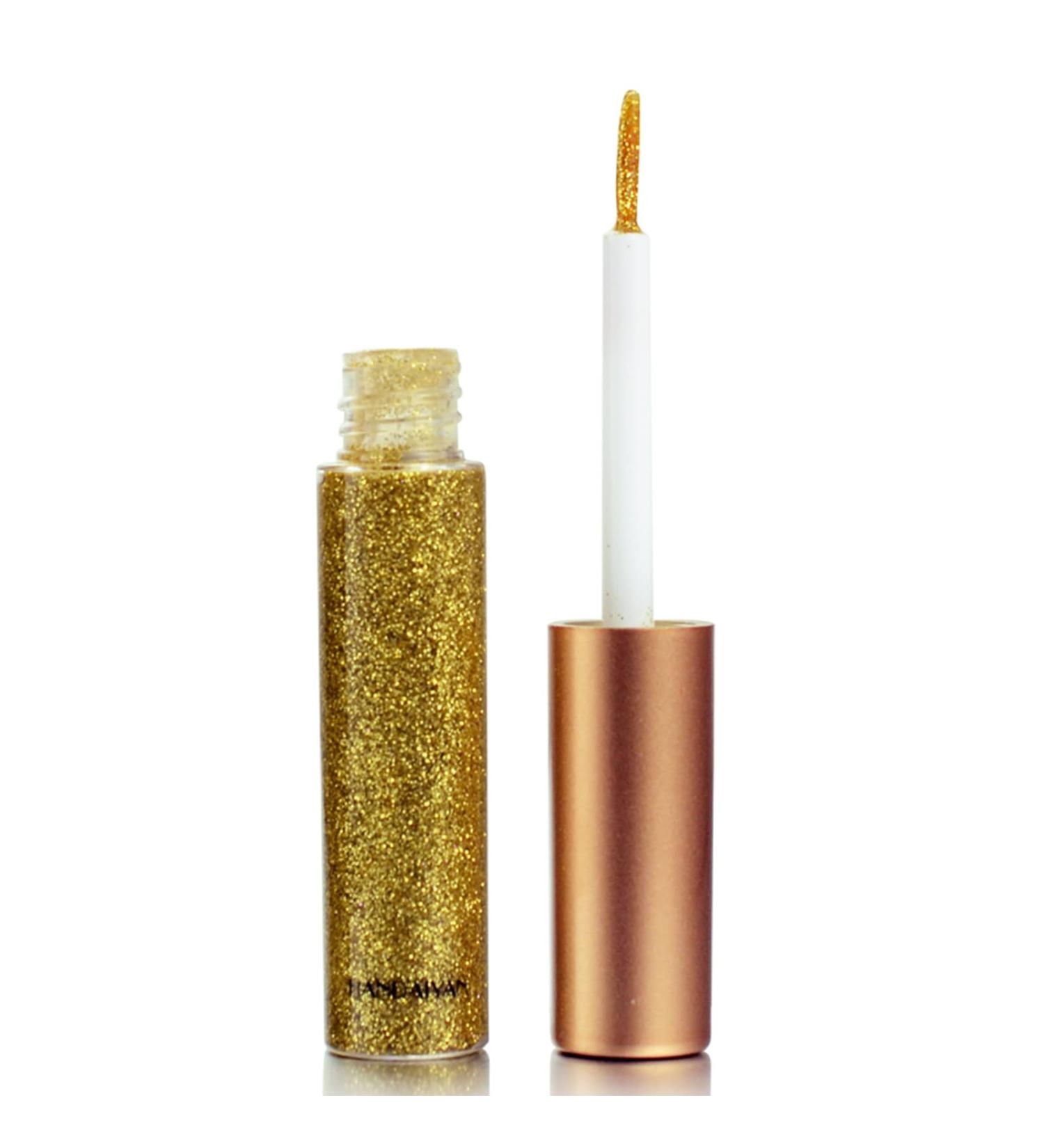 Long-Lasting Yellow Glitter Liquid Eyeliner - Waterproof and Colourful - Buy Online on GoSupps.com