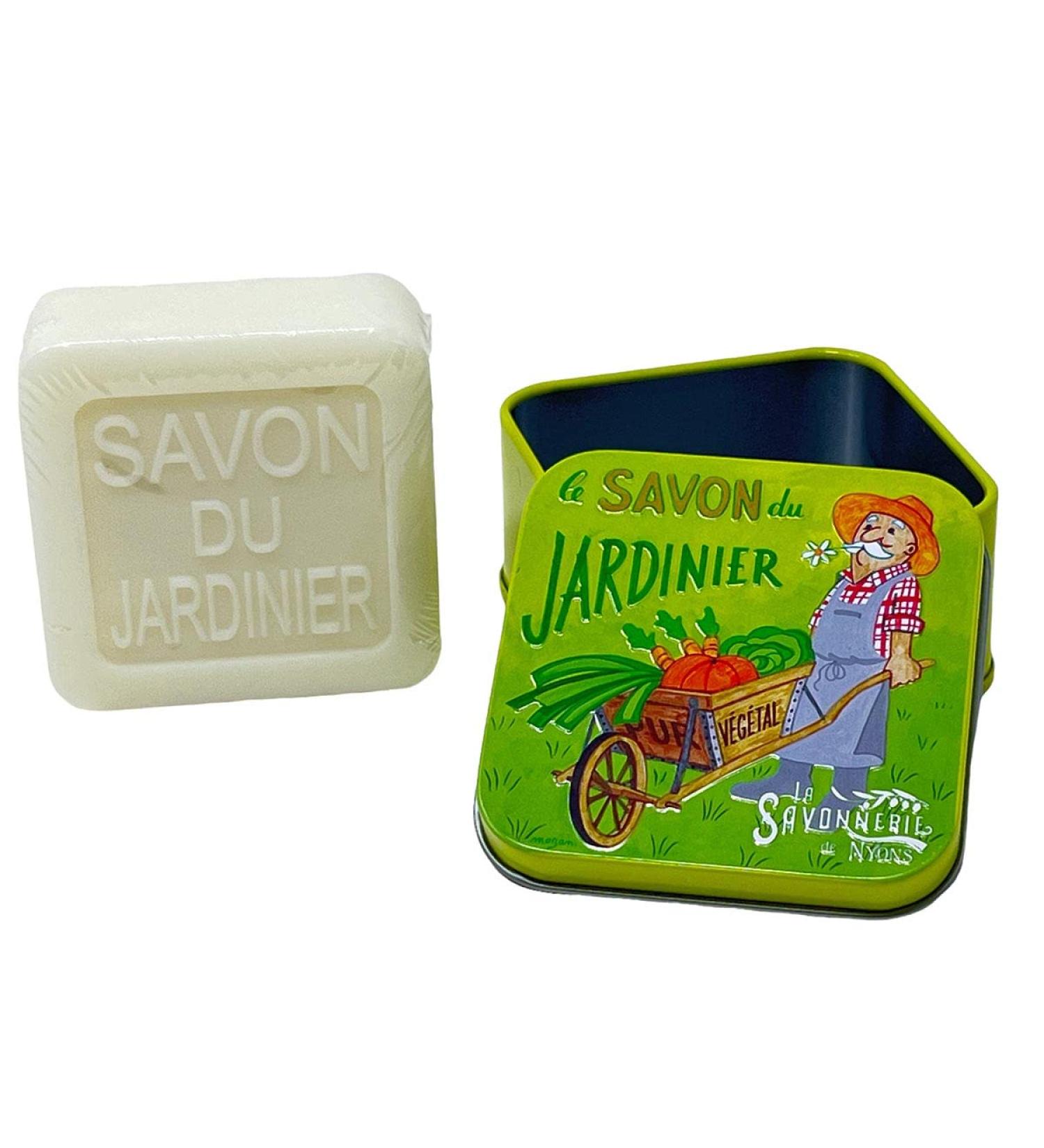  La Savonnerie de Nyons Gardener Soap in Metal Tin 100 g by La Savonnerie de Nyons - Buy Online on GoSupps.com