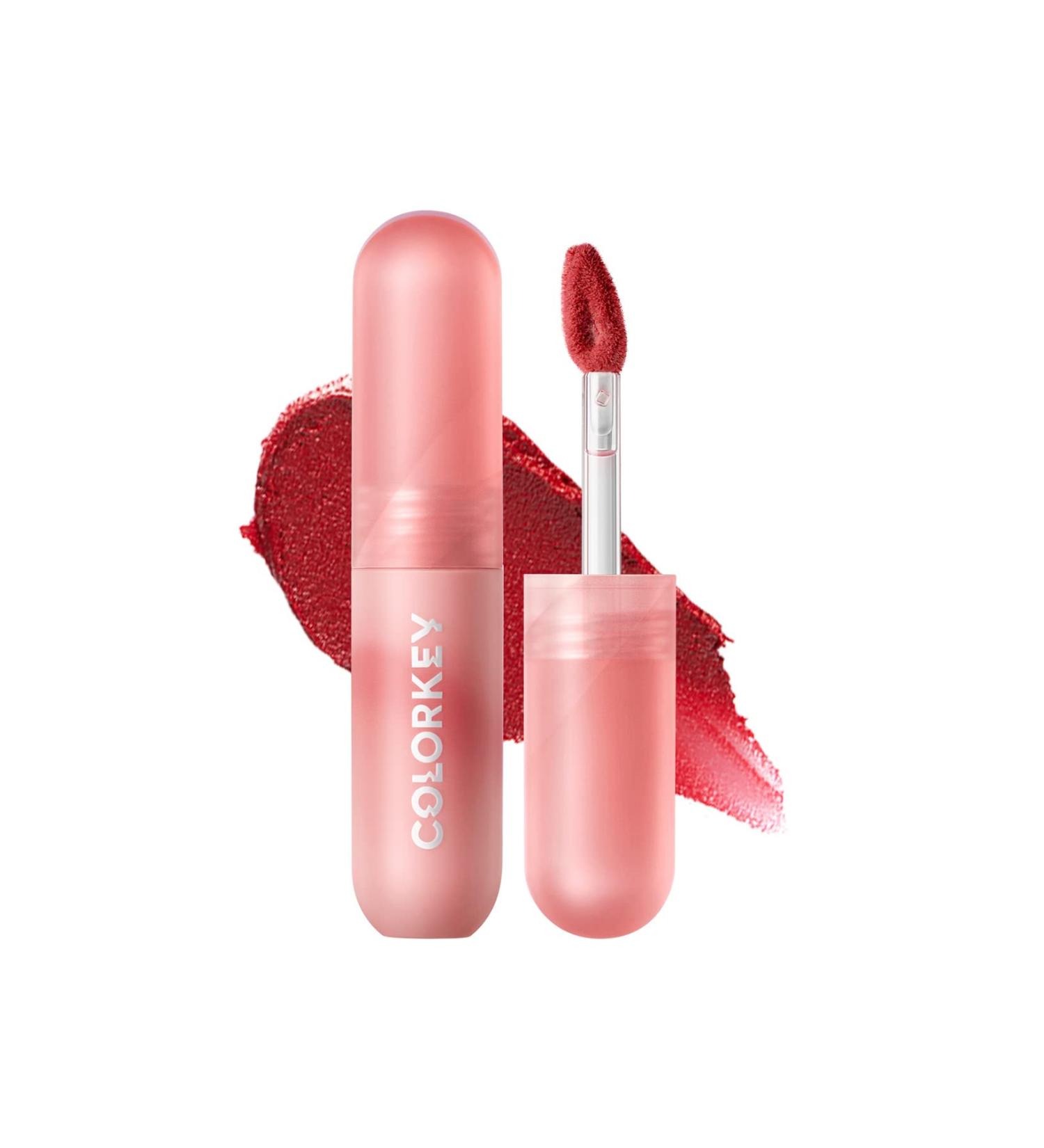 COLORKEY Velvety Mousse Fluffy Lip Mud - Sunset Warm Colors | Long Lasting Matte Lipstick for Smooth Velvet Lips - Lip Stains Beauty Makeup - Buy Online on GoSupps.com
