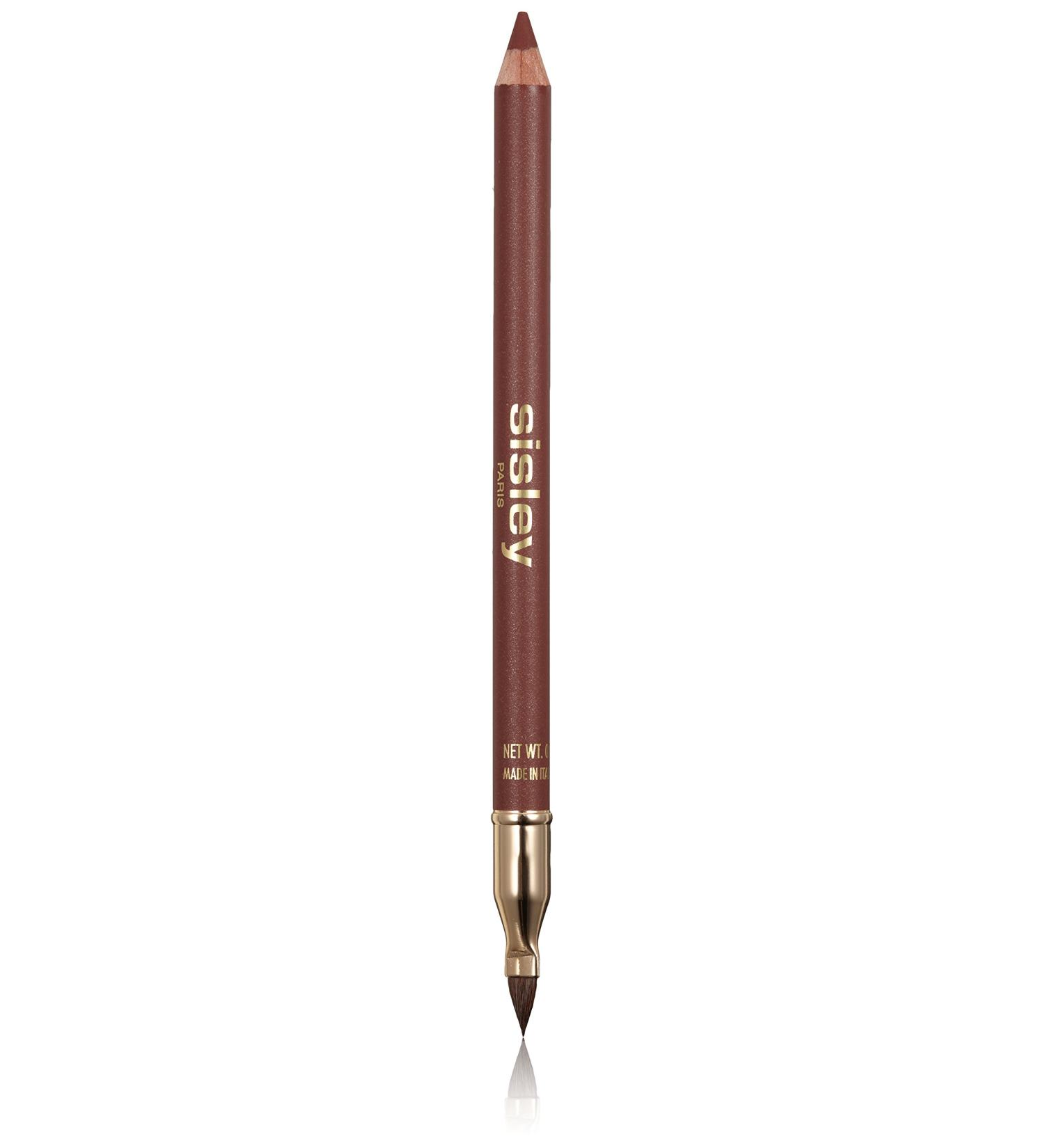 Sisley Phyto Levres Perfect Lipliner 06 Chocolat 0.04 oz with Lip Brush & Sharpener | Women's Beauty Essential - Buy Online on GoSupps.com