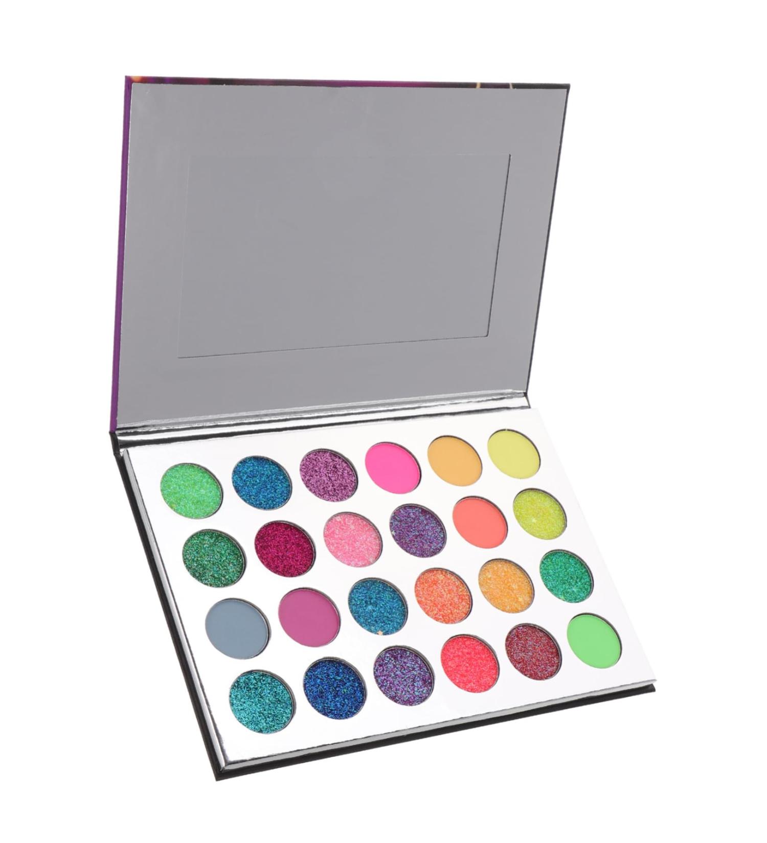 BELLIFFY Glitter Eyeshadow Eyeshadow Palette for Women Powder Eye Shadow Palettes Women Eyeshadow - Buy Online on GoSupps.com