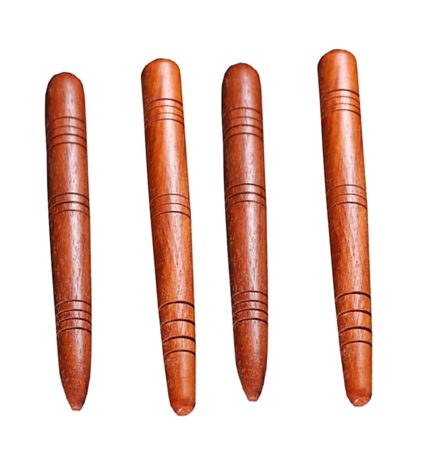 Exceart Reflexzone Massage Stick - 4PC Thai Massage Health Sticks for Spa Therapy - Buy Online on GoSupps.com