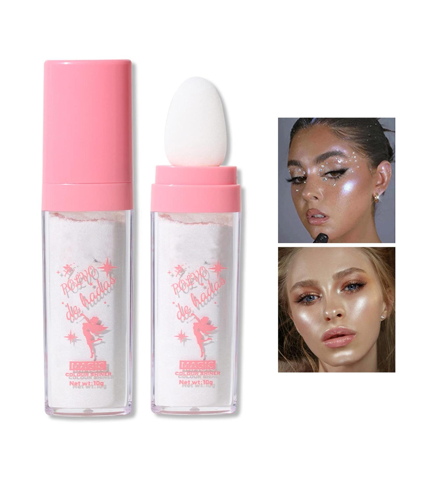 Glitter High Gloss Spritz in Pearl White - Fairy Powder Highlighter for Face & Body - Buy Online on GoSupps.com