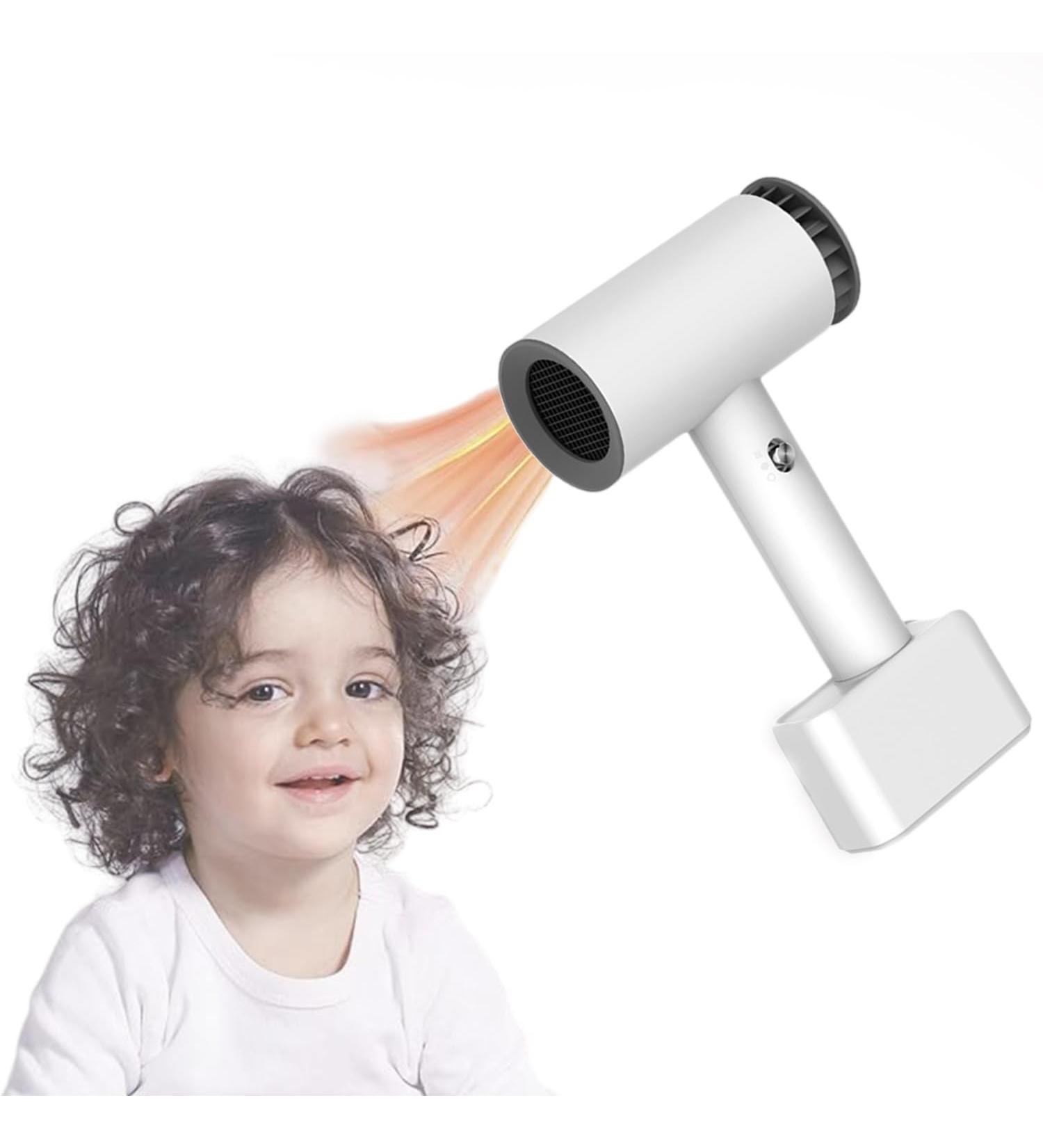 N/A Cordless Hair Dryer Portable Travel Hair Dryer Low Heat Rechargeable Handheld Hair Dryer for Women Kids Pet Outdoor Camping Beach and All Hair Types White - Buy Online on GoSupps.com