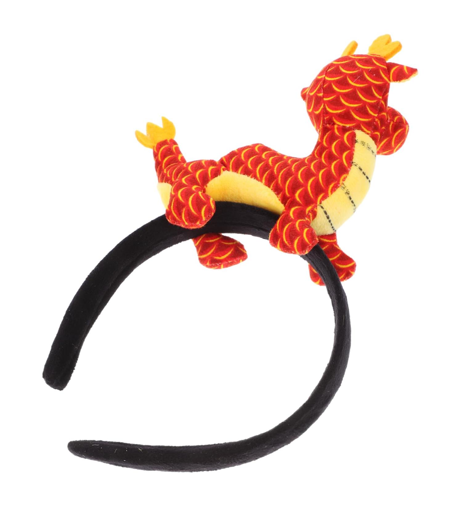 HAPINARY Year of The Dragon Headband Headbands Hair Band New Year Headpiece Hairbands for Adults New Year Party Accessories New Year Hair Accessories Party Headpiece Party Headband Fabric - Buy Online on GoSupps.com