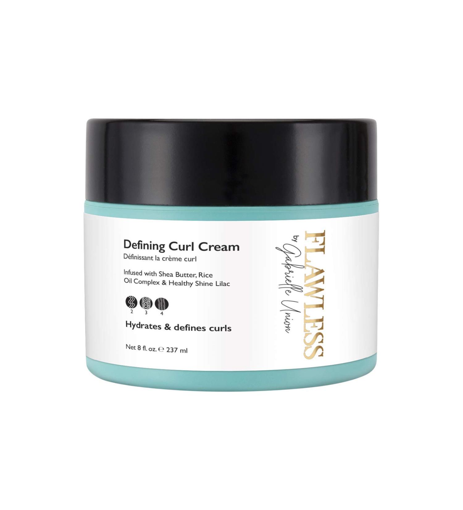 Flawless by Gabrielle Union - Defining Curl Hair Cream for Curly & Coily Hair | 8 OZ - Shop Internationally - Buy Online on GoSupps.com