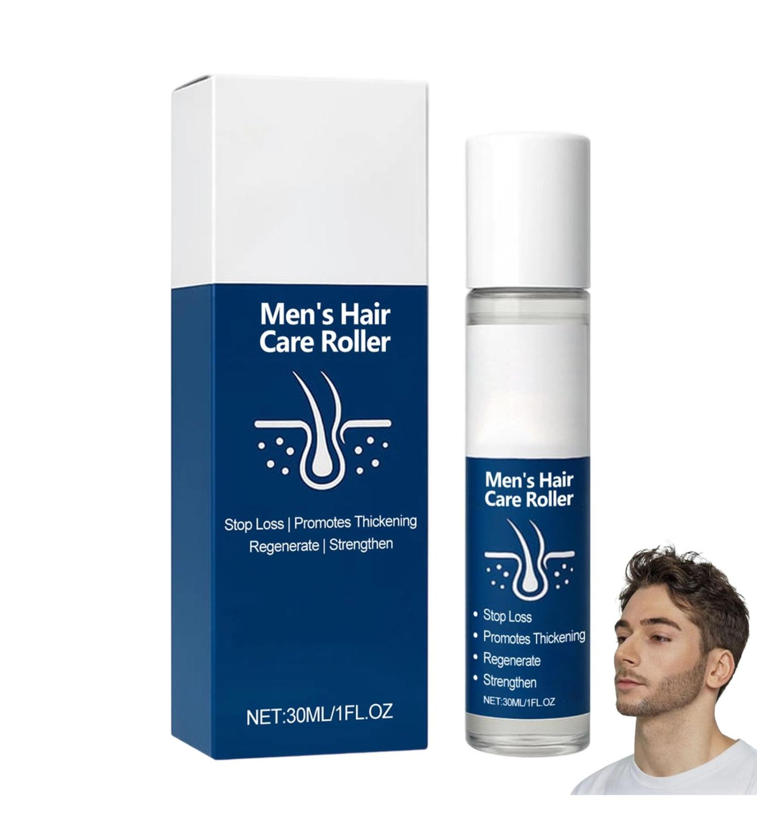  homomdy Hair Care Roll-On Serum for Men Hair Nourishing Serum Strengthening Soothing and Moisturizing Natural Formula for Thicker and Strong Hair Lightweight and Non-Greasy (1pcs) - Buy Online on GoSupps.com