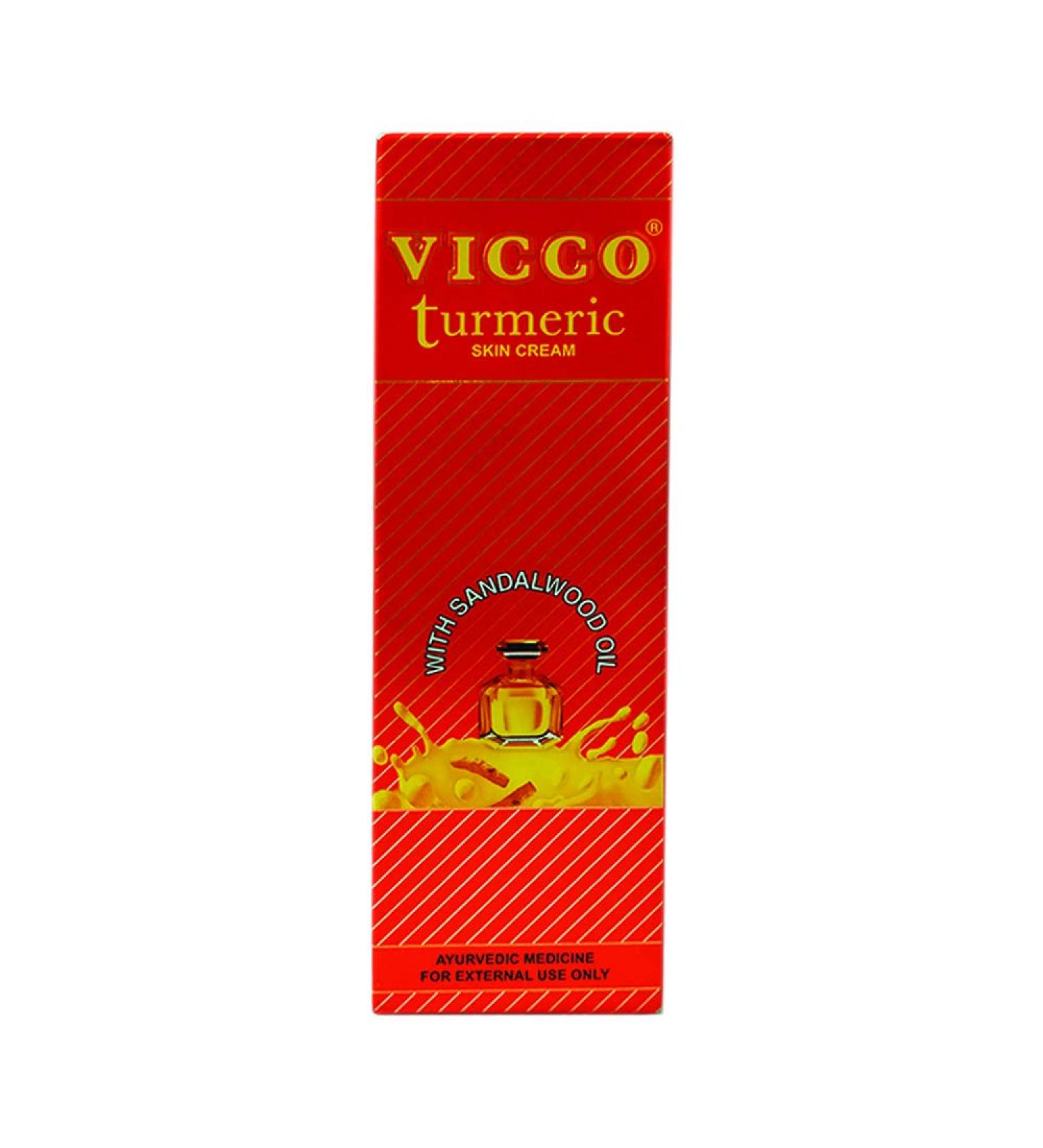 Vicco Turmeric Cream 30g - Natural Ayurvedic Skincare Solution - Buy Online on GoSupps.com