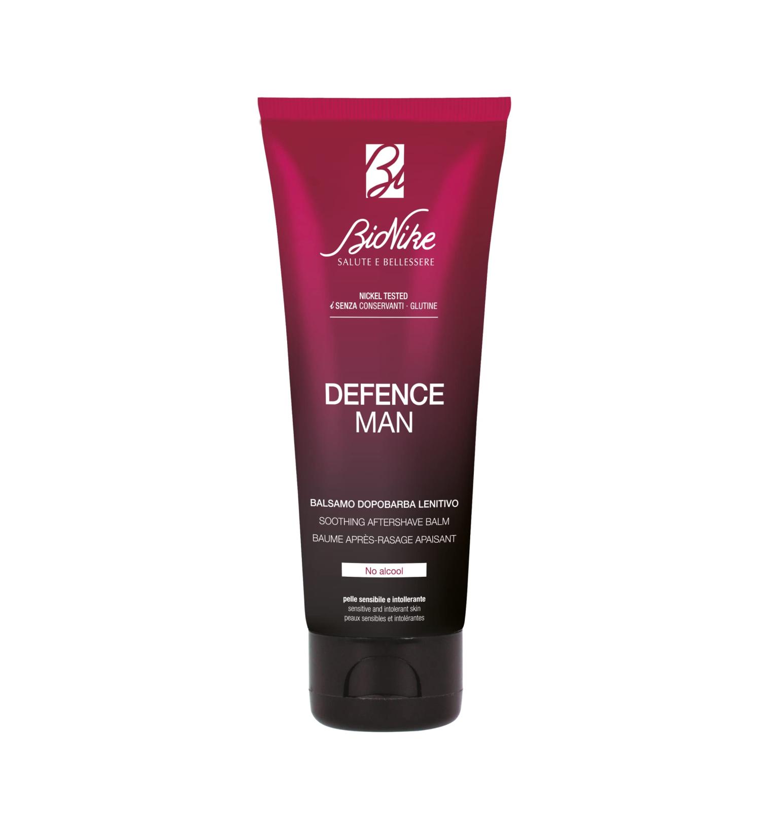Bionike Defense Man Aftershave Balsam for men with karit butter and jojoba oil nourishing and antioxidant effect protects and calms the skin from irritation 75 ml