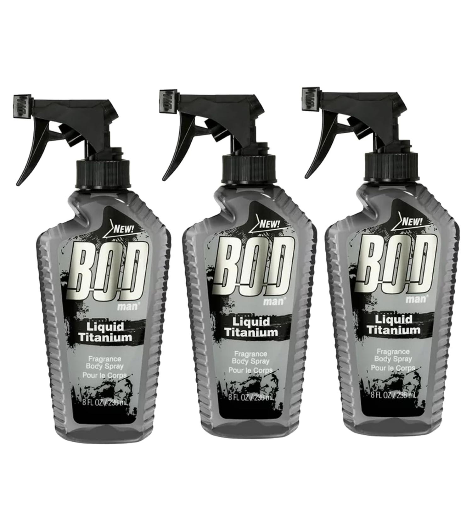 Parfums De Coeur Bod Man Liquid Titanium Fragrance Body Spray for Men 8 oz (3)