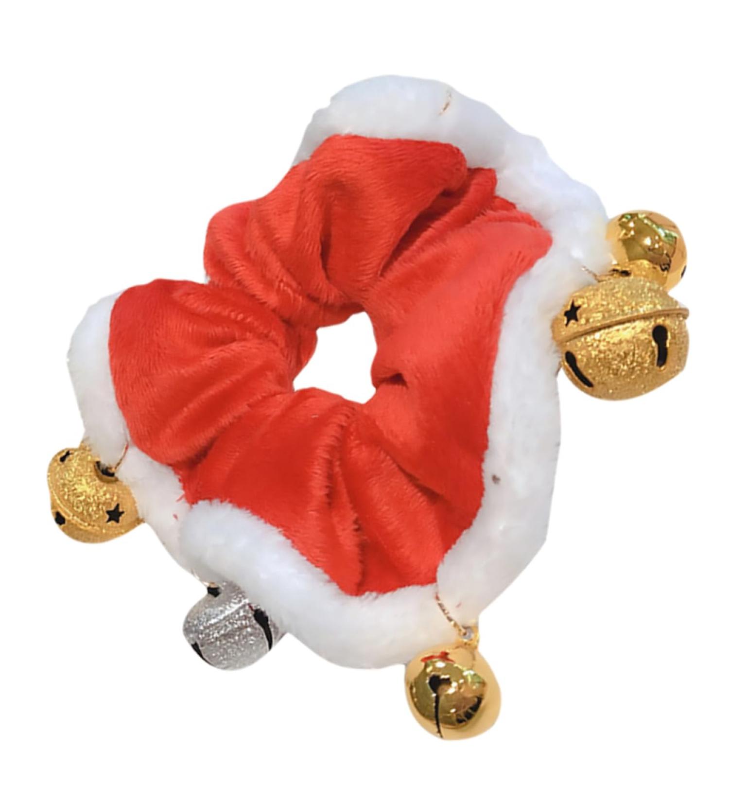 Beavorty 1Pc Christmas hair tie xmas elastic hair rope christmas seasons scrunchies christmas ponytail holders xmas scrunchies with bell holiday hair ties child coral fleece trumpet manual - Buy Online on GoSupps.com