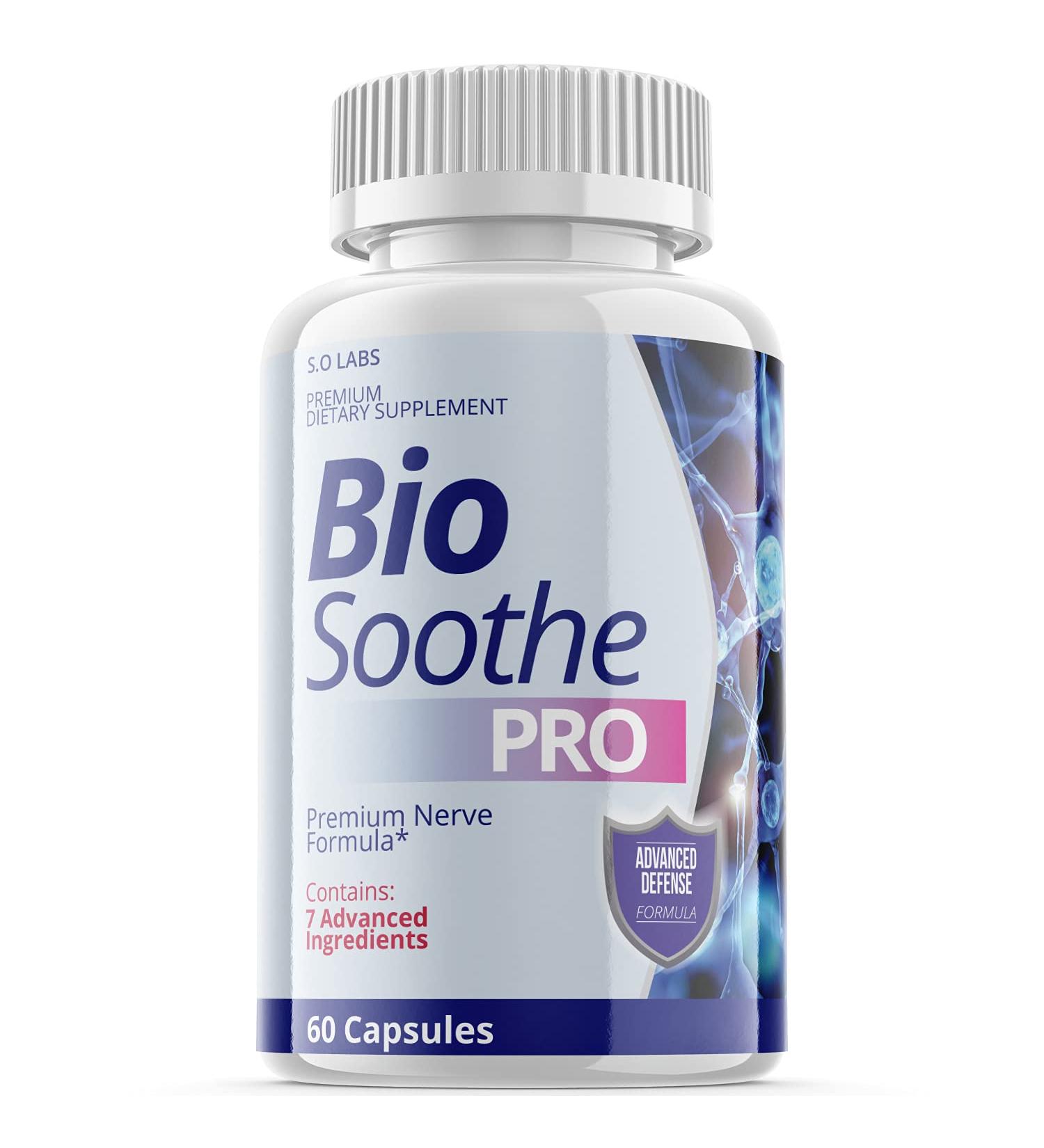 S.O Labs Biosoothe Pro Neuropathy Treatment Capsule - Nerve Pain Repair Supplement (1 Pack) - Buy Online on GoSupps.com