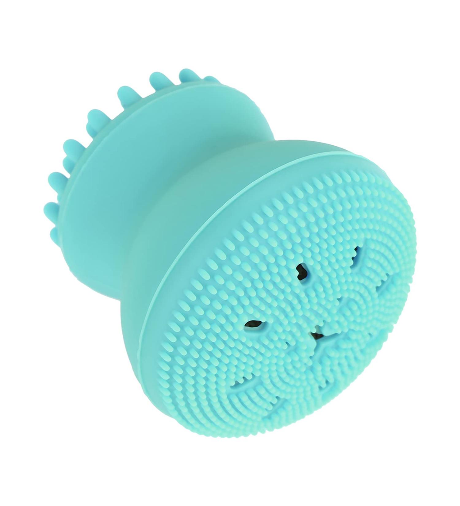 Facial Cleansing Brush Cute Cleansing Brush Facial Brush Soft Facial Brush for Travel Use Home Use for Daily Removal (Green) - Buy Online on GoSupps.com