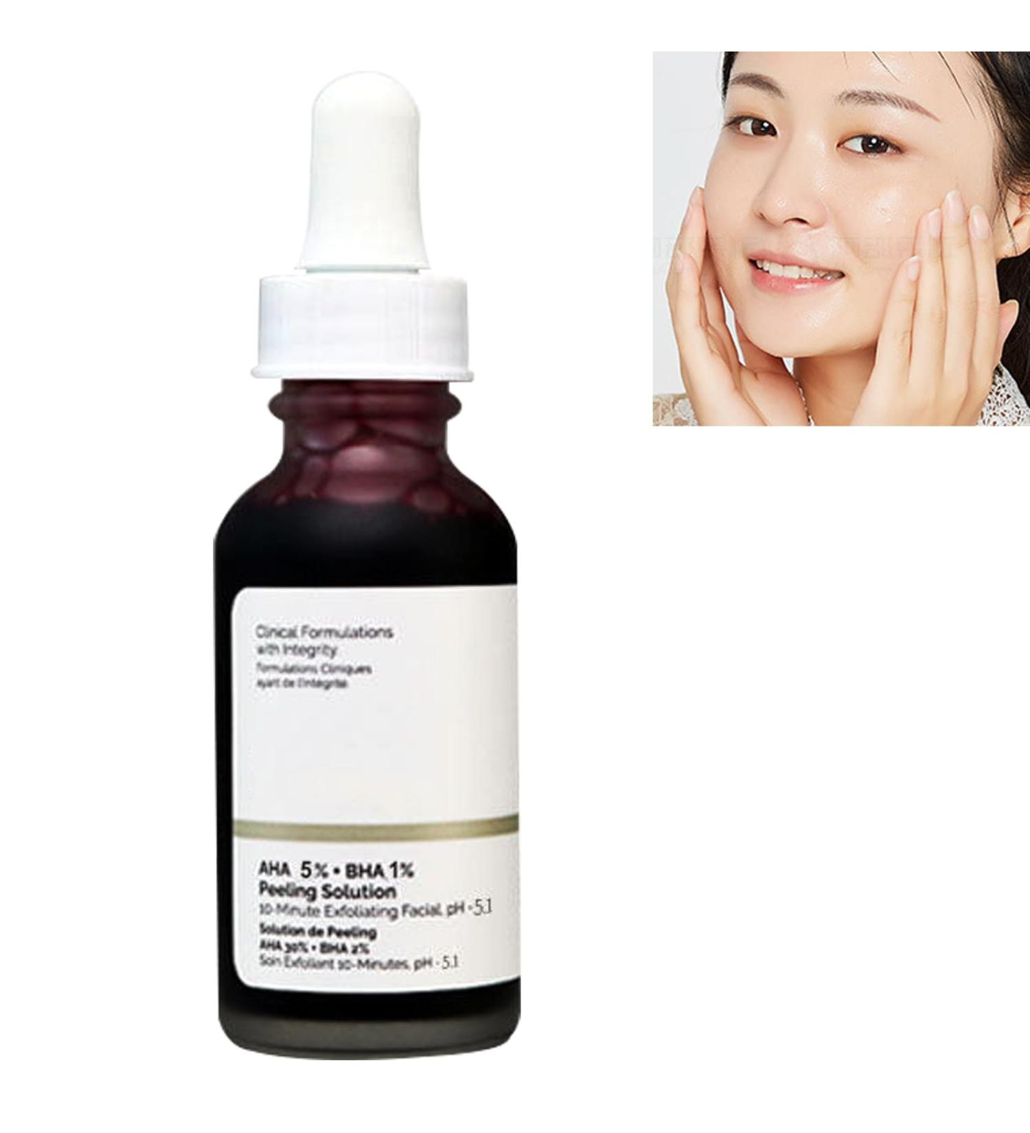 AHA 30% + BHA 2% Face Serum AHA Serum for Hydrated Skincare AHA Serum for Hydrated AHA 30% + BHA 2% Face Serum for Hydrated Moisturiser Face Anti Aging Serum for Face 1pc - Buy Online on GoSupps.com