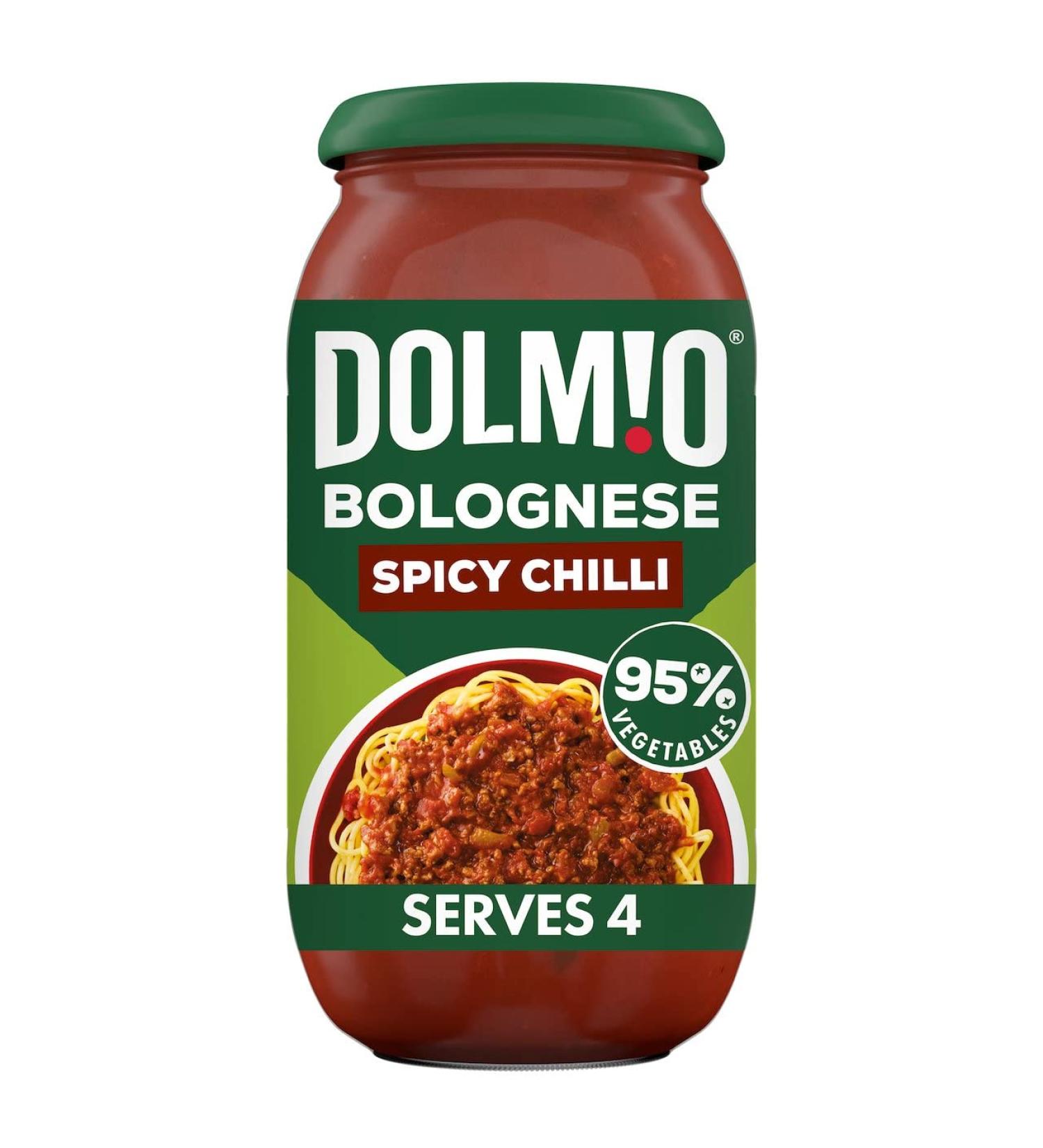 Dolmio Bolognese Intense Spicy Chilli Tomato Pasta Sauce 500g - Pack of 1 - Buy Online on GoSupps.com