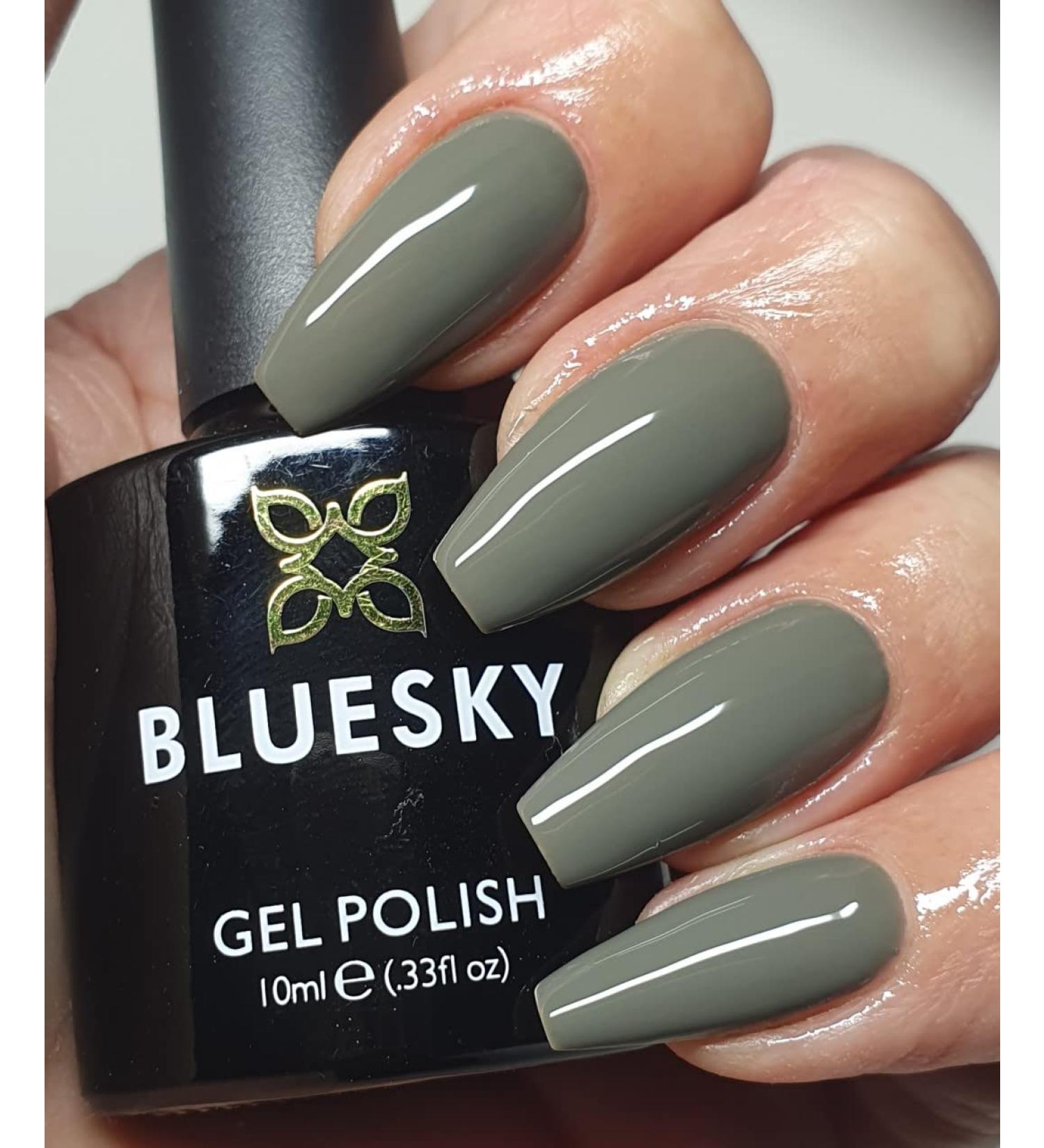 BLUESKY Gel Nail Polish GREY CALM AW2124 Autumn Winter Color 2021 Chip Resistant 10 ml (Requires Drying Under UV LED Lamp)  - Buy Online on GoSupps.com