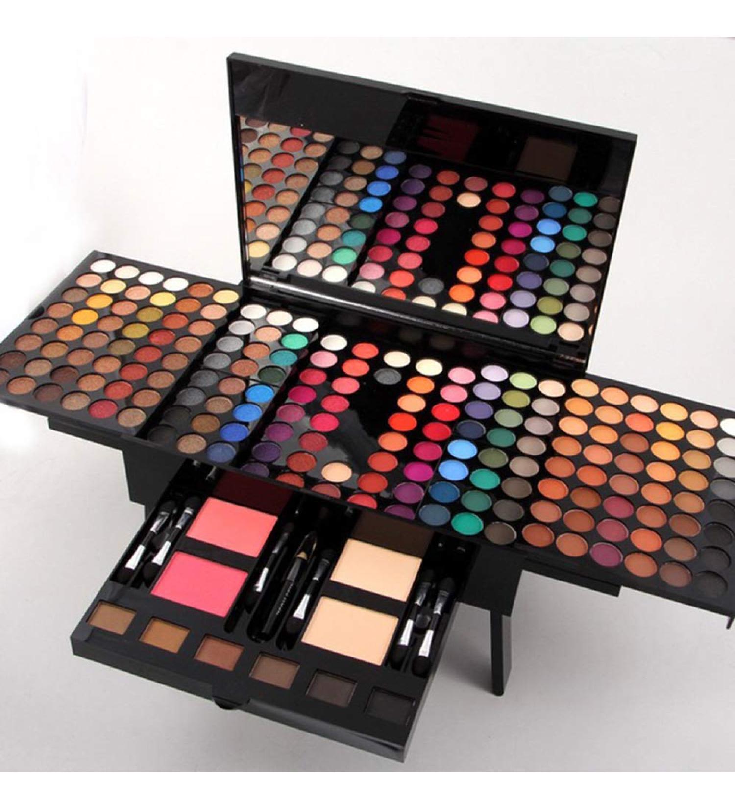 DISAAR 180 Colors Matte Eyeshadow Makeup Powder Blush Brow & Eyeliner Set - Buy Online on GoSupps.com