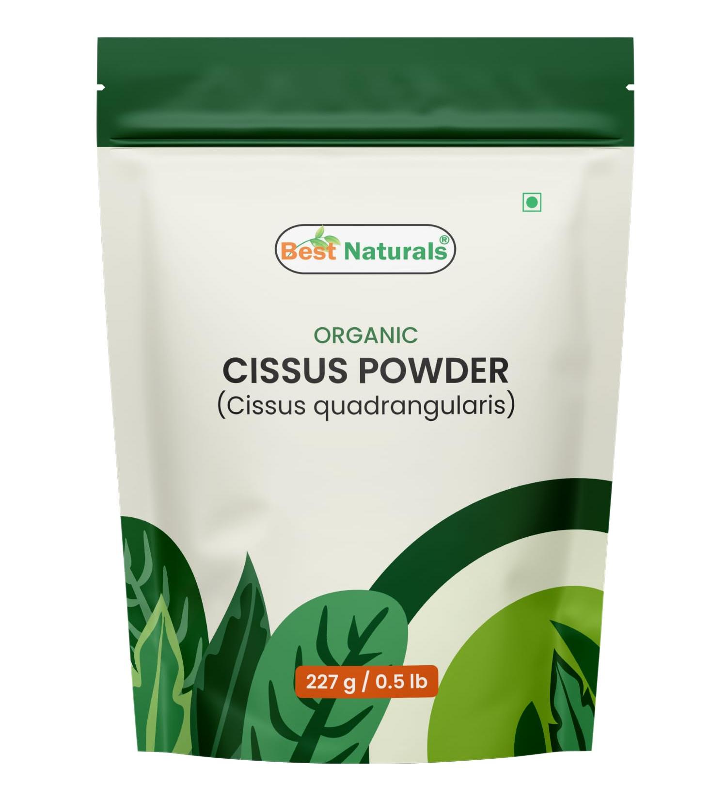 Best Naturals Certified USDA Organic Cissus Powder 227 Gram Gluten Free GMO Free Vegan