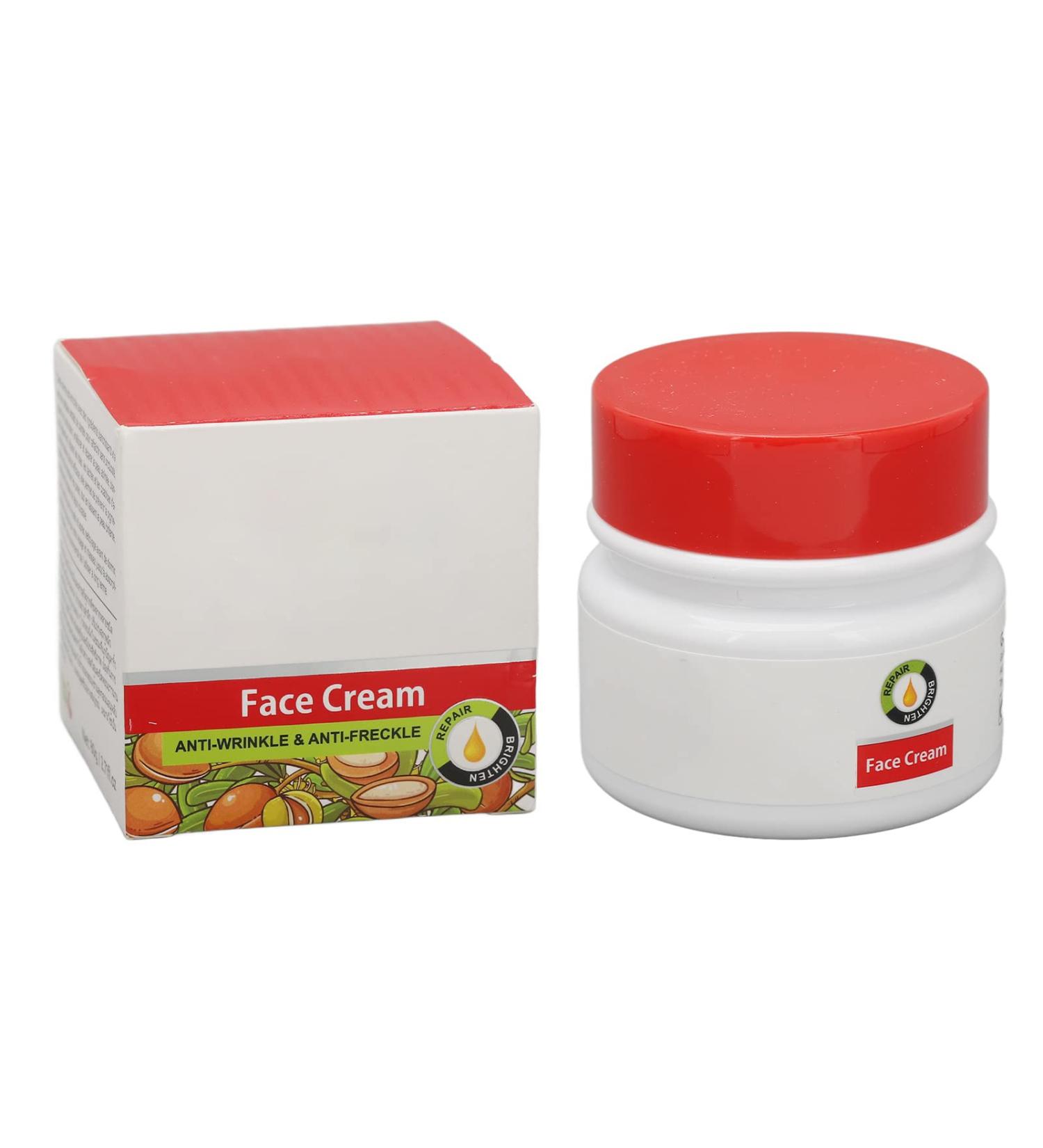 Argan Oil Skin Cream for Woman 2.8oz 80g Argan Oil Face Cream Mousse Texture Reduce Pores Whiting Nourishing Facial Cream Day Cream - Buy Online on GoSupps.com