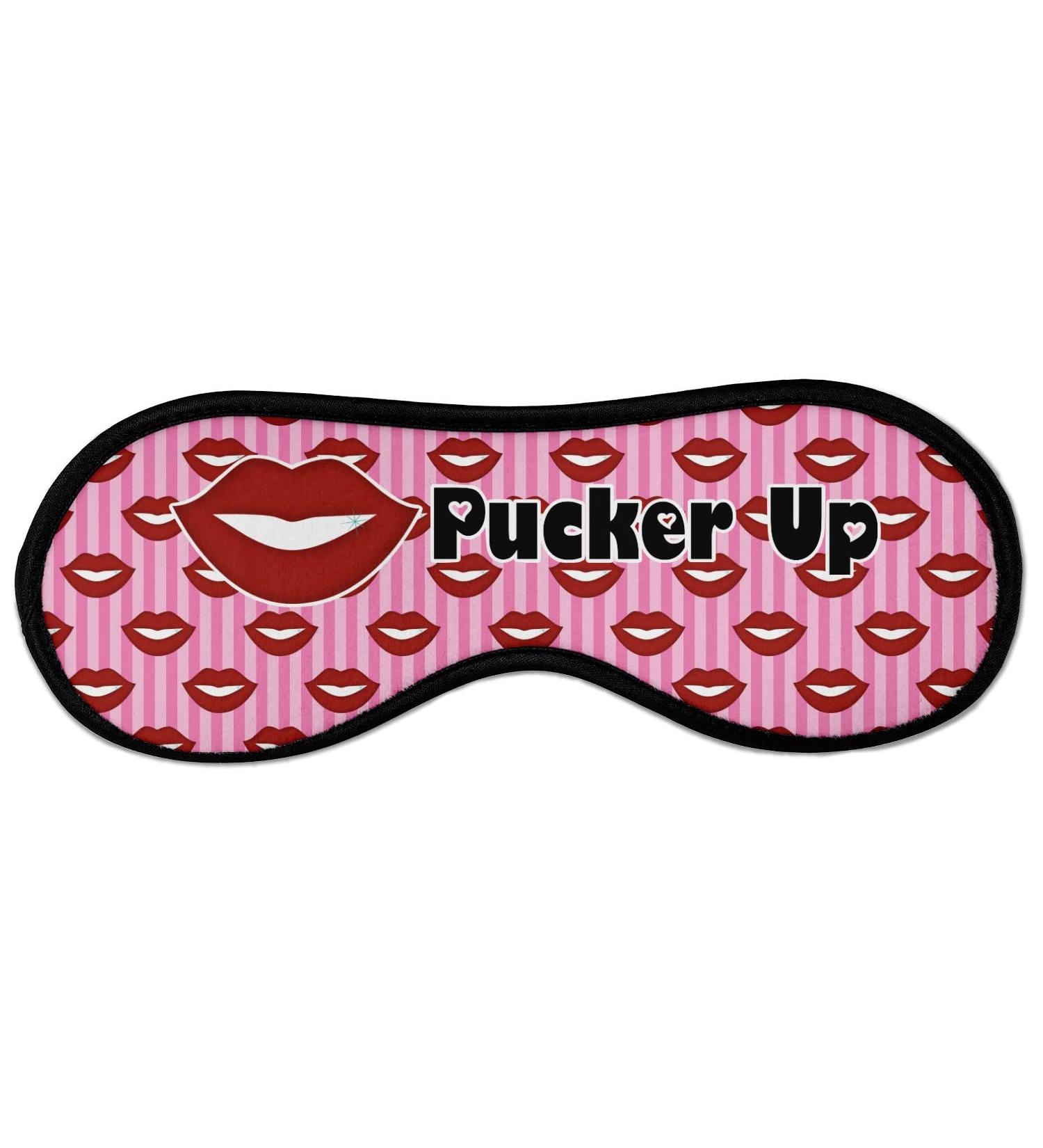 Personalized Pucker Up Sleeping Eye Masks - Large | Best International Shipping - Buy Online on GoSupps.com