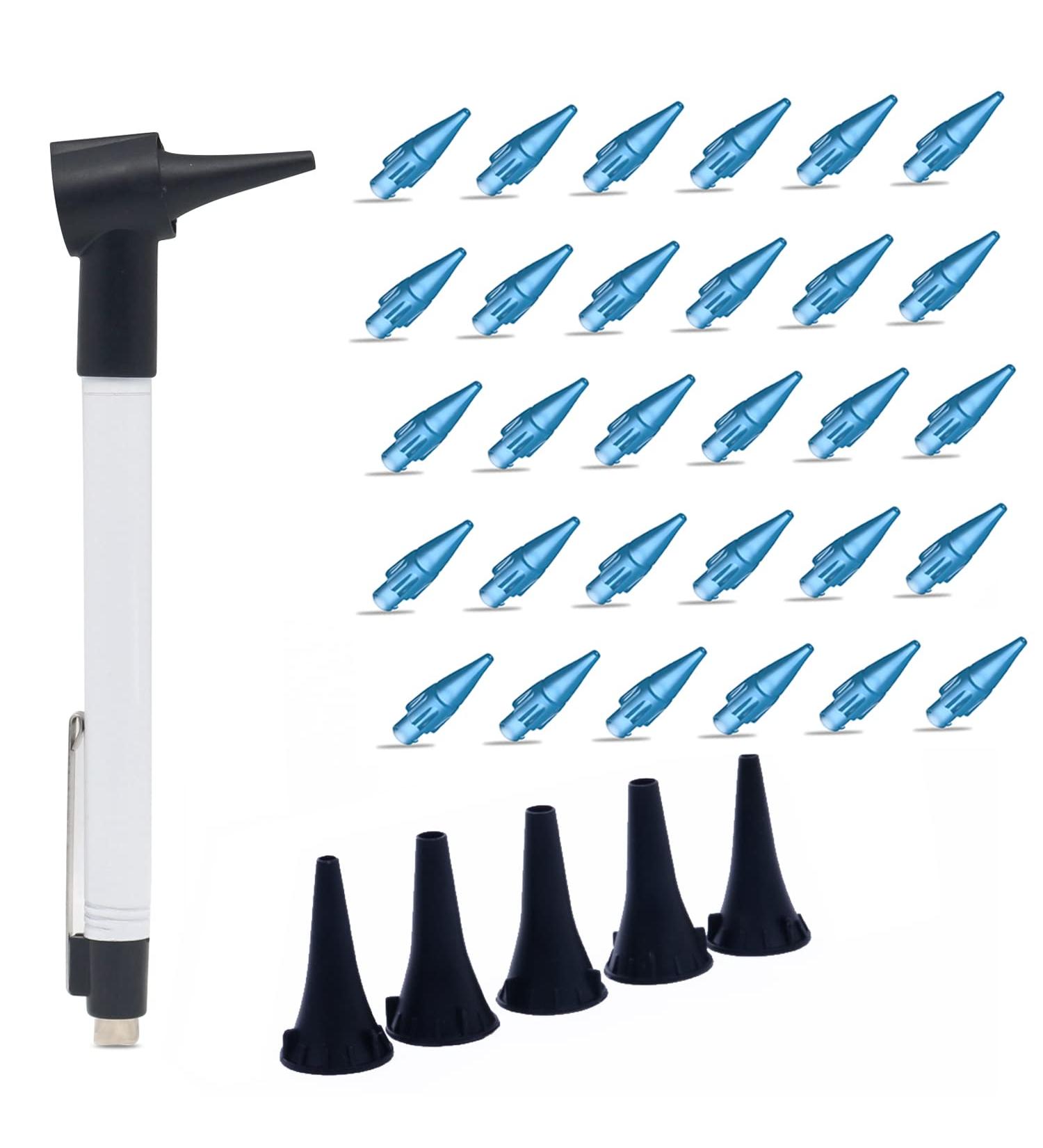 BOCOOLIFE Electric Ear Irrigation Kit with 30 Soft Replacement Tips and Otoscopic Set - 5 Sized Speculas for Earwax Removal System - Buy Online on GoSupps.com